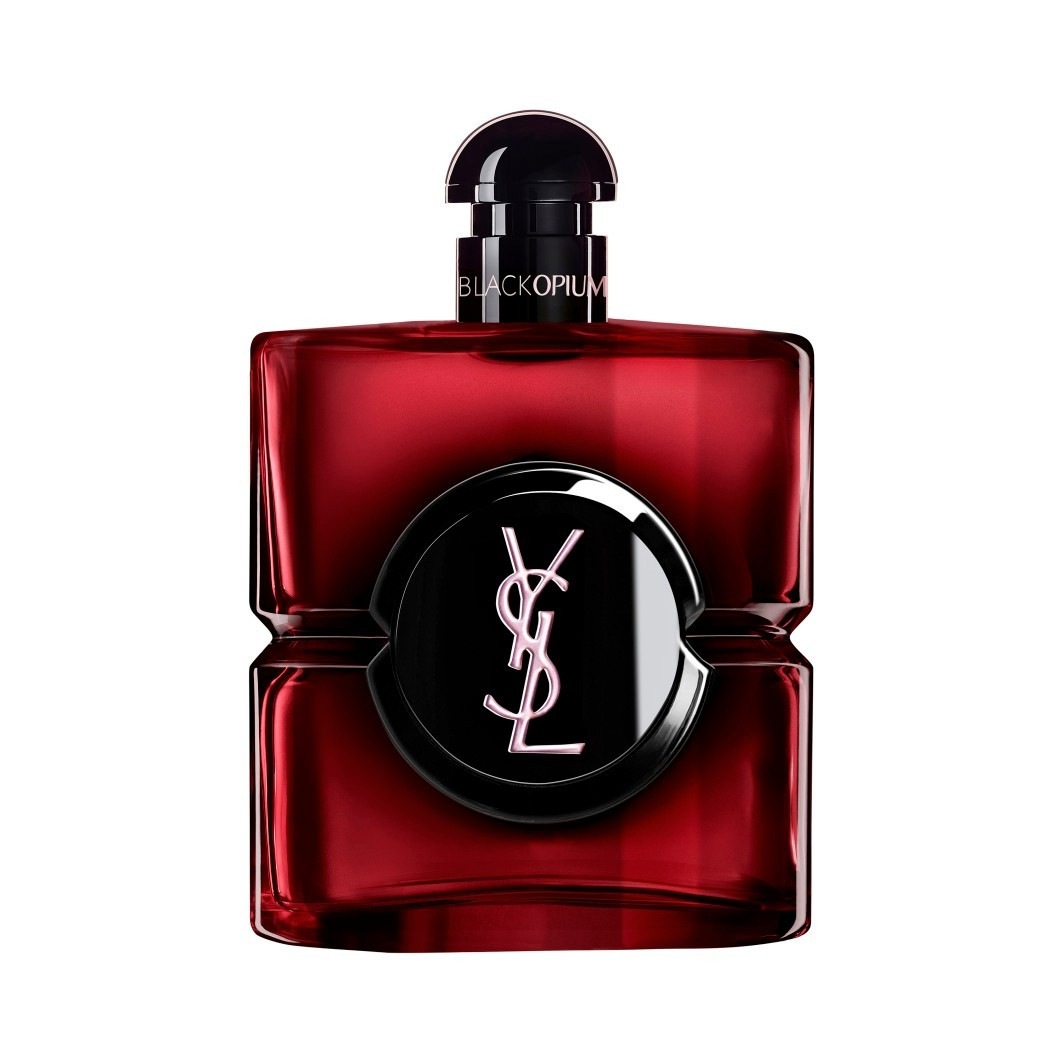 Yves Saint Laurent Black Opium Over Red Eau de Parfum — textura e acabamento