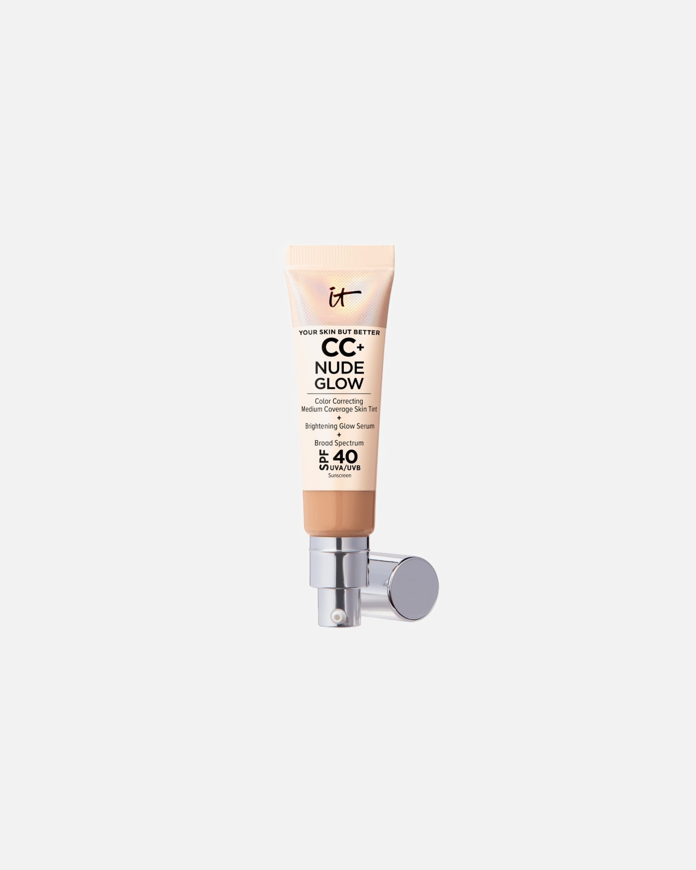 Crema CC para Unisex IT Cosmetics Your Skin But Better CC+ Nude Glow SPF 40 MEDIUM TAN