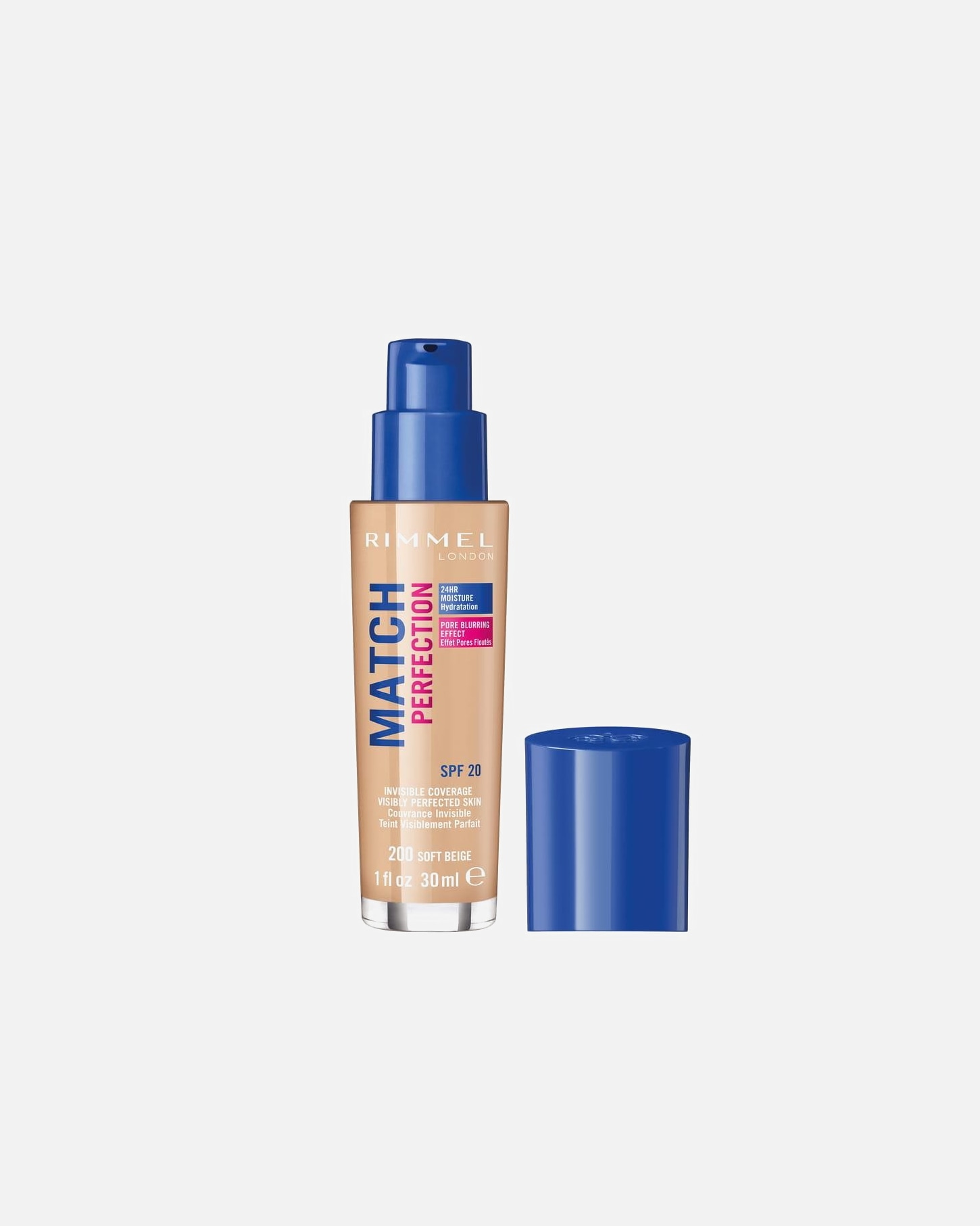 Base para Mujer Rimmel London Match Perfection 200 - Soft Beige