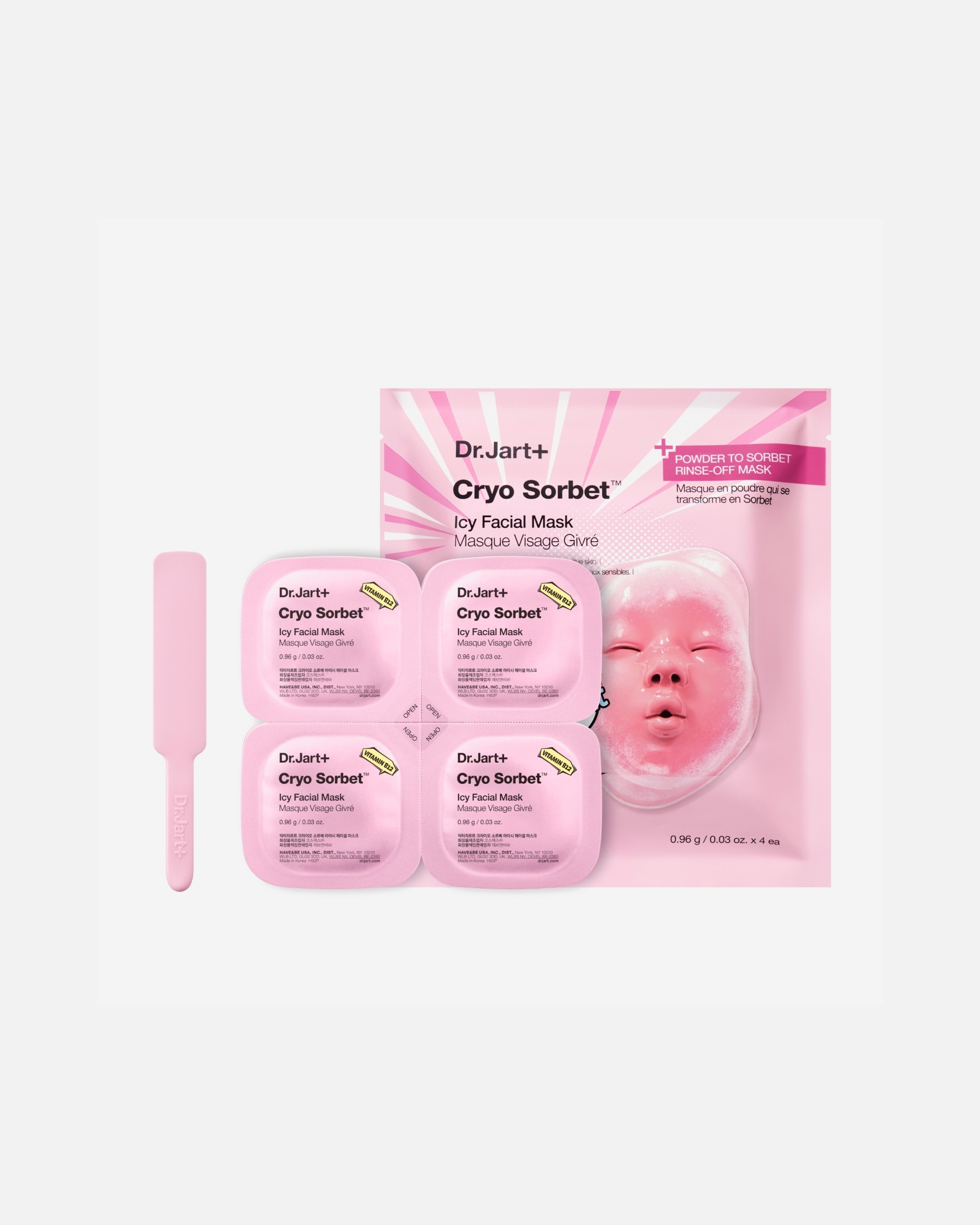 Mascarilla hidratante para Unisex Dr. Jart+ Cryo Rubber Sorbet Icy Facial Mask 3,84 g
