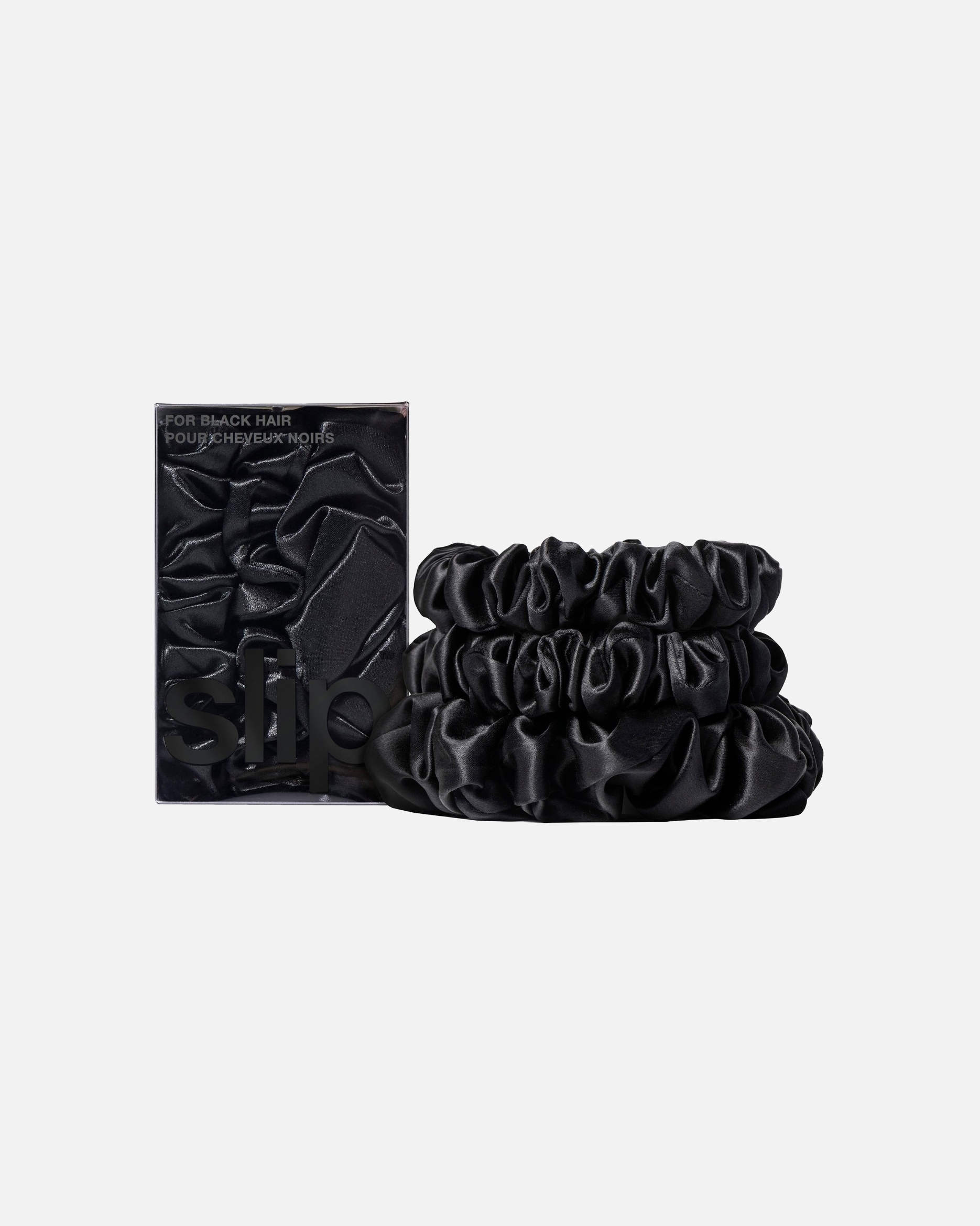Accesorios Cabello para Unisex Slip coleteros surtidos de seda BLACK