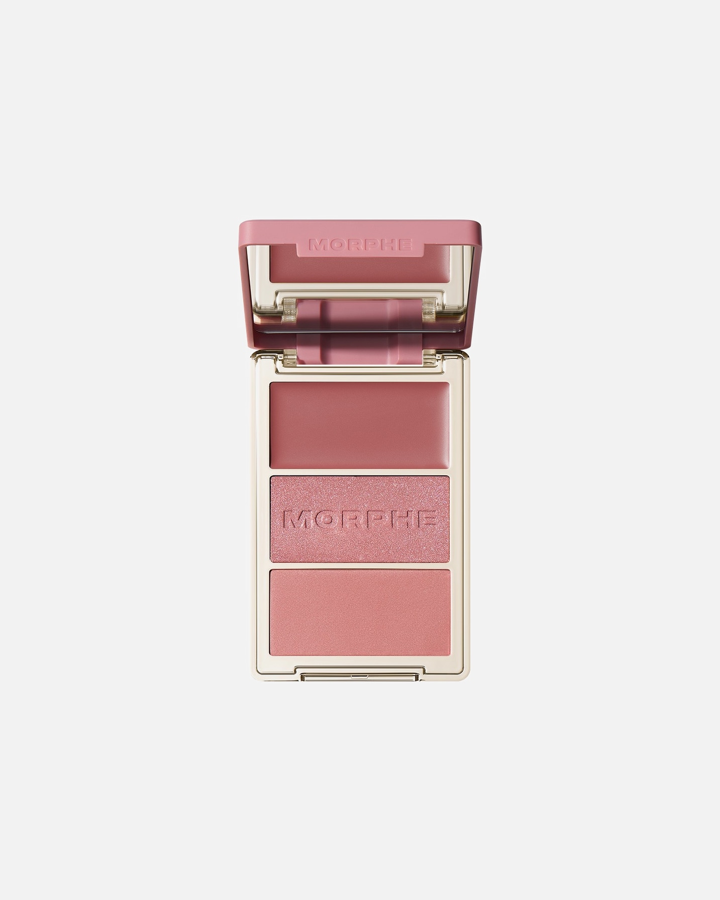 Colorete para Unisex Morphe CHEEK THRILLS MULTI-FINISH FACE TRIO - POOLSIDE SPRITZ HONEYMOON SUITE