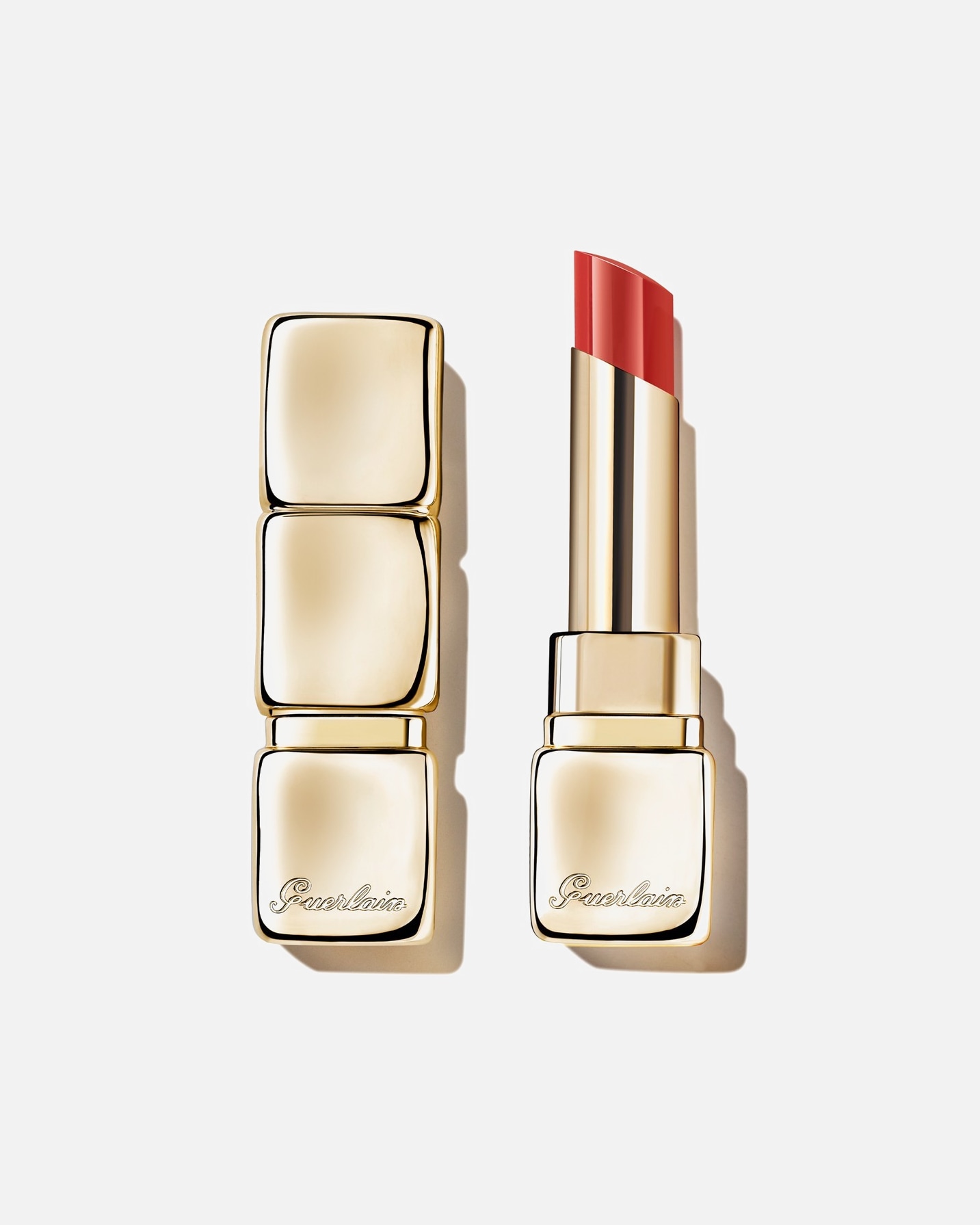 Barra de Labios para Unisex Guerlain KissKiss Shine Bloom 519 FLORAL BRICK