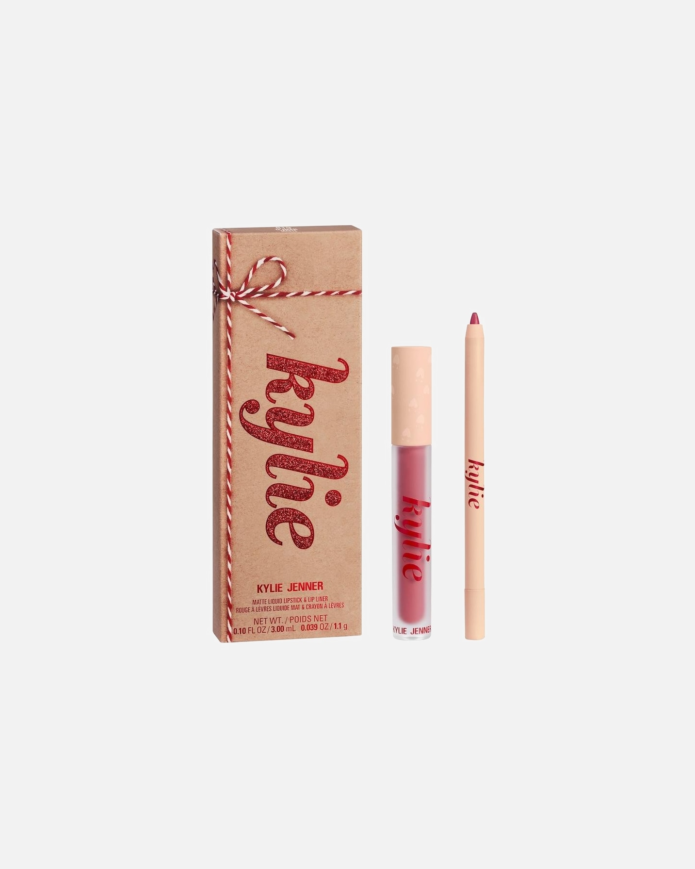 Set de maquillaje para labios para Unisex KYLIE COSMETICS Holiday Collection Matte Liquid Lip Kit Nude 1 Pieza
