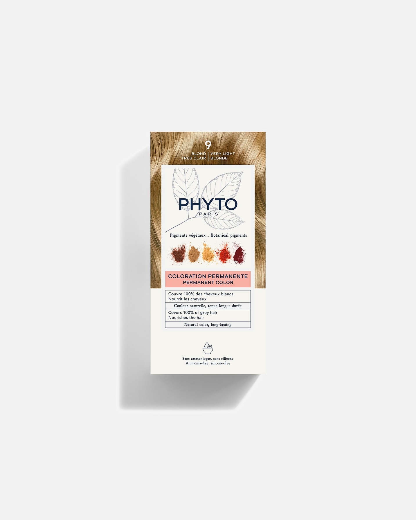 Tinte Capilar para Unisex Phyto Coloración Permanente 9 - Very Light Blonde