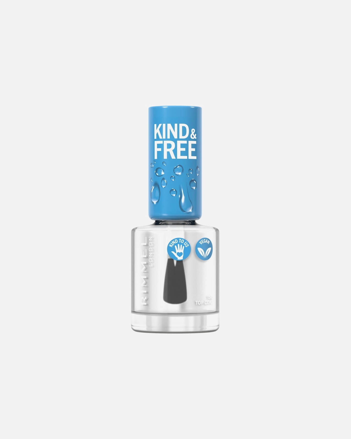 Laca de uñas para Mujer Rimmel London Kind & Free Clean Plant Based Nail Polish 150 - Top Coat