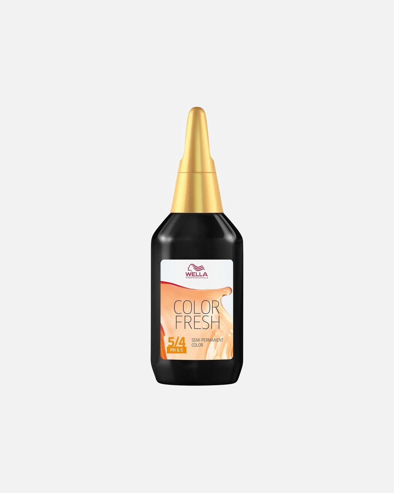 Tinte capilar para Unisex Wella Professionals Color Fresh Semi-Permanent Nº 5/4 Marrón claro rojo