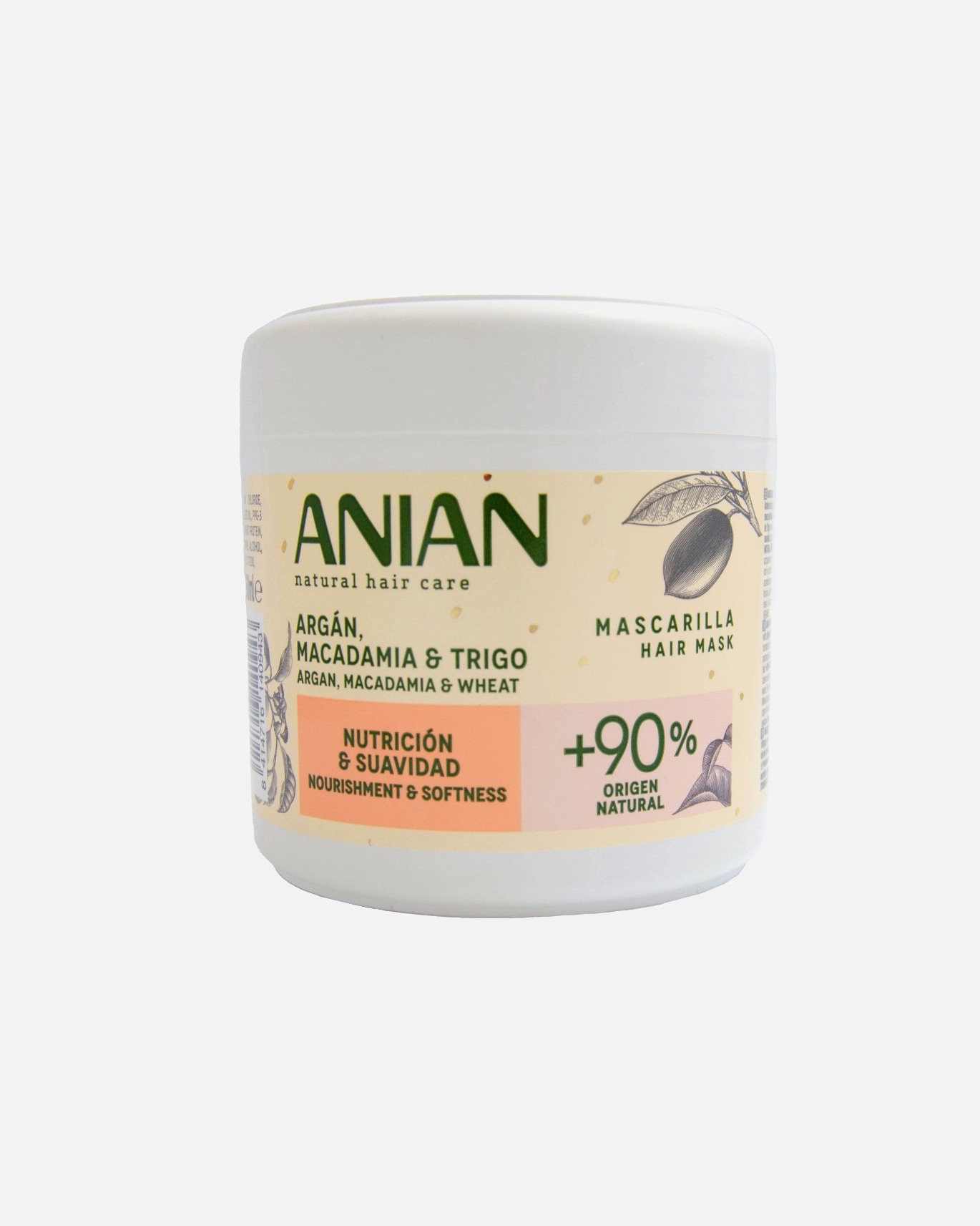 Mascarilla capilar para Mujer Anian Mascarilla Nutricion Y Suavidad 350 ML