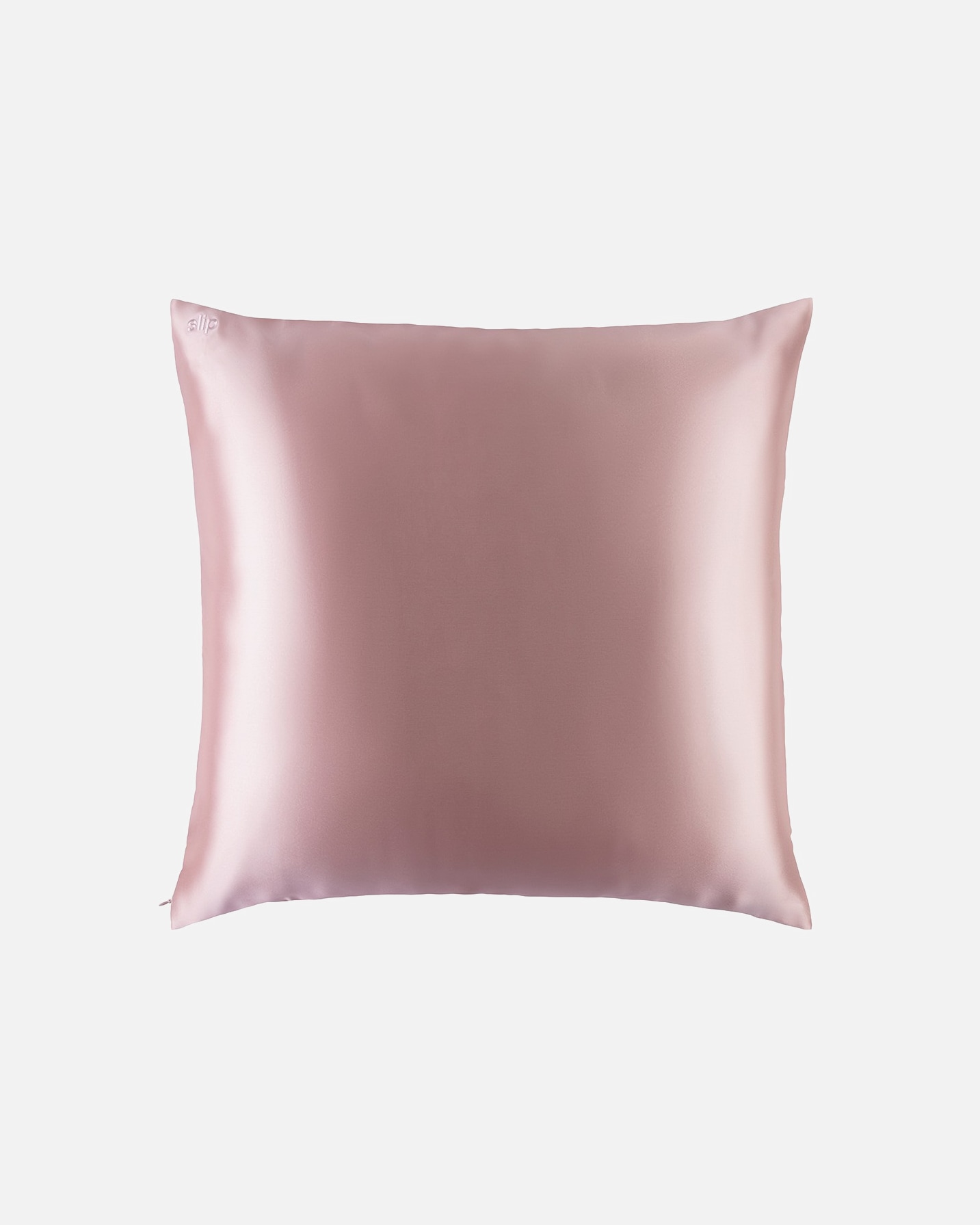 Almohadas para Unisex Slip Funda de Almohada de Seda Pura 80x80 Rosa