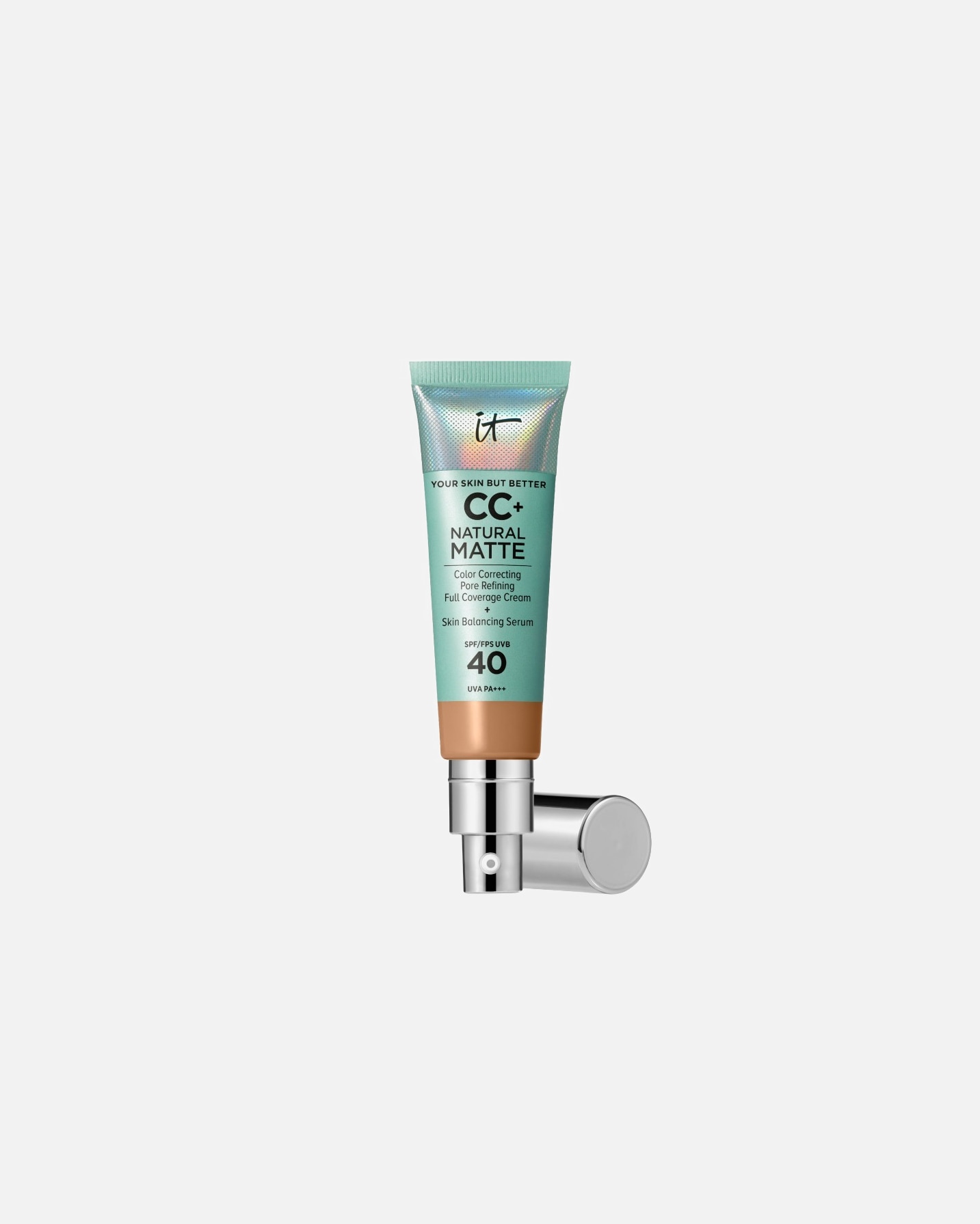 Crema CC para Unisex IT Cosmetics Your Skin But Better CC+ Natural Mate SPF40 TAN