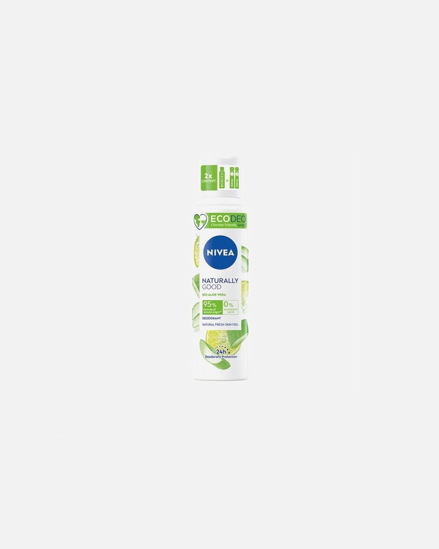Desodorante para Mujer NIVEA Spray Naturally Good Aloe Vera 125 ML