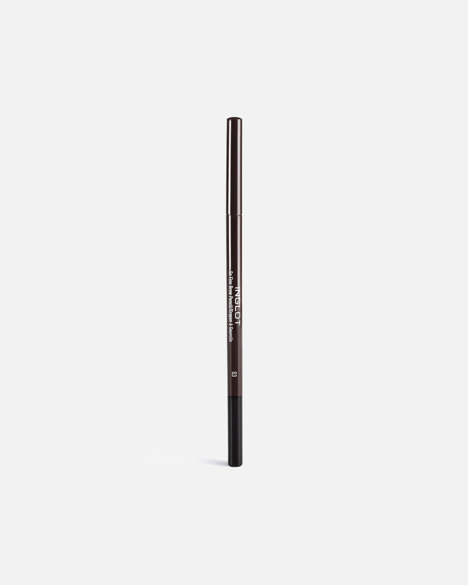 Lápiz de cejas para Unisex Inglot So Fine 03, Moreno