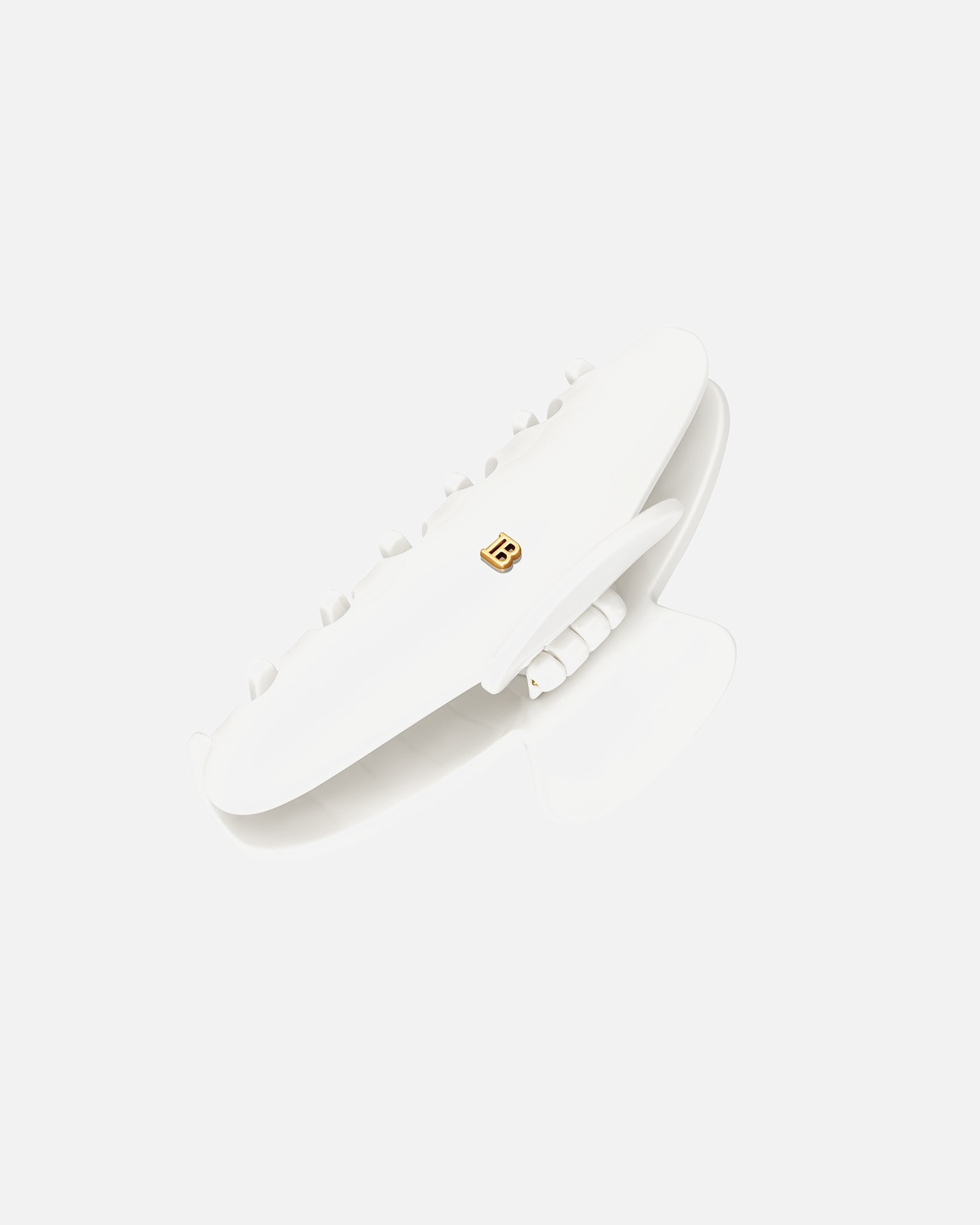 Pinza cabello para Unisex Balmain Hair Couture Cellulose Acetate Pince à Cheveux Large Blanco Cellulose Acetate Pince à Cheveux Large Blanco