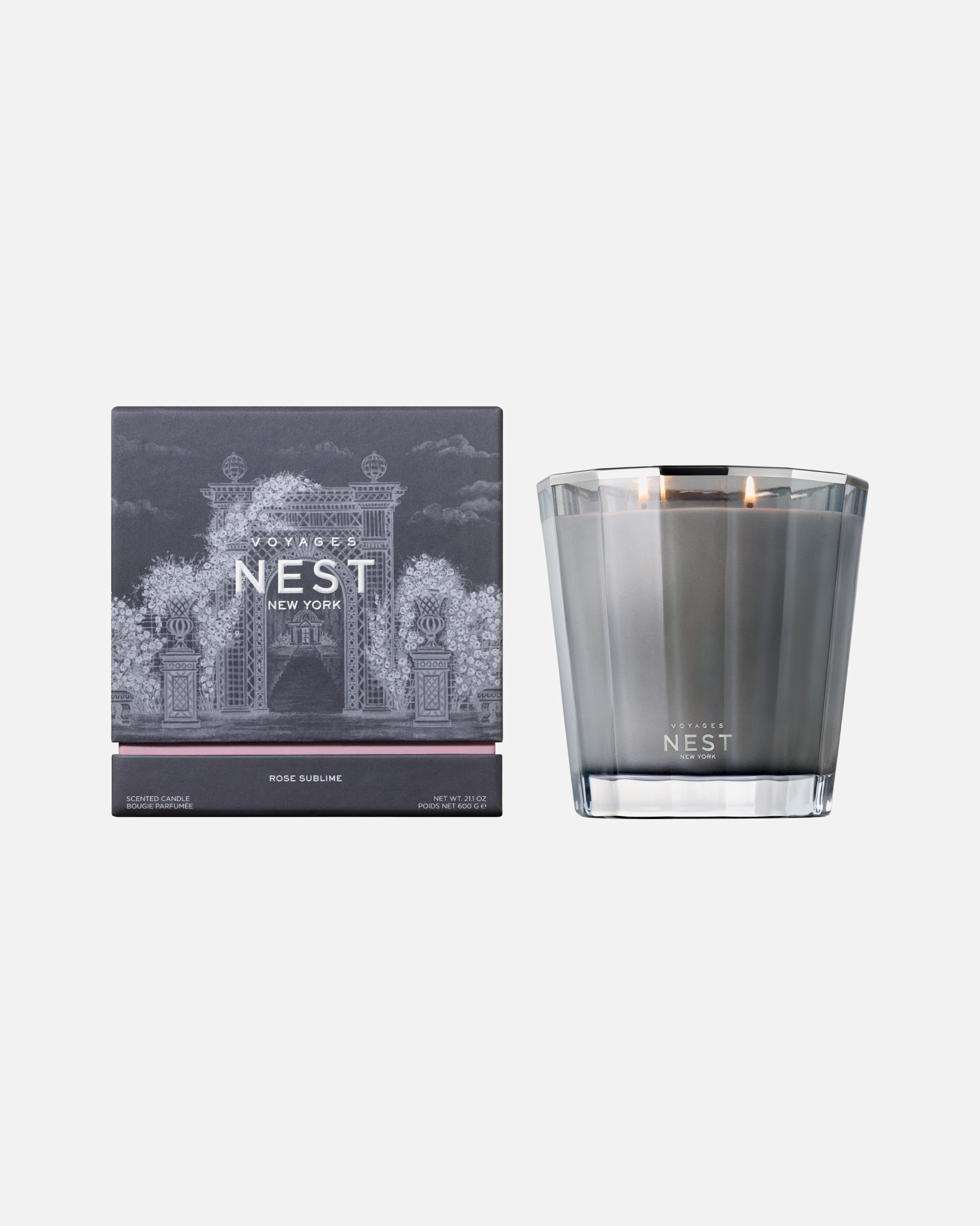 Vela para Unisex NEST NEW YORK Default Brand Line Voyages Rose Sublime 600 g