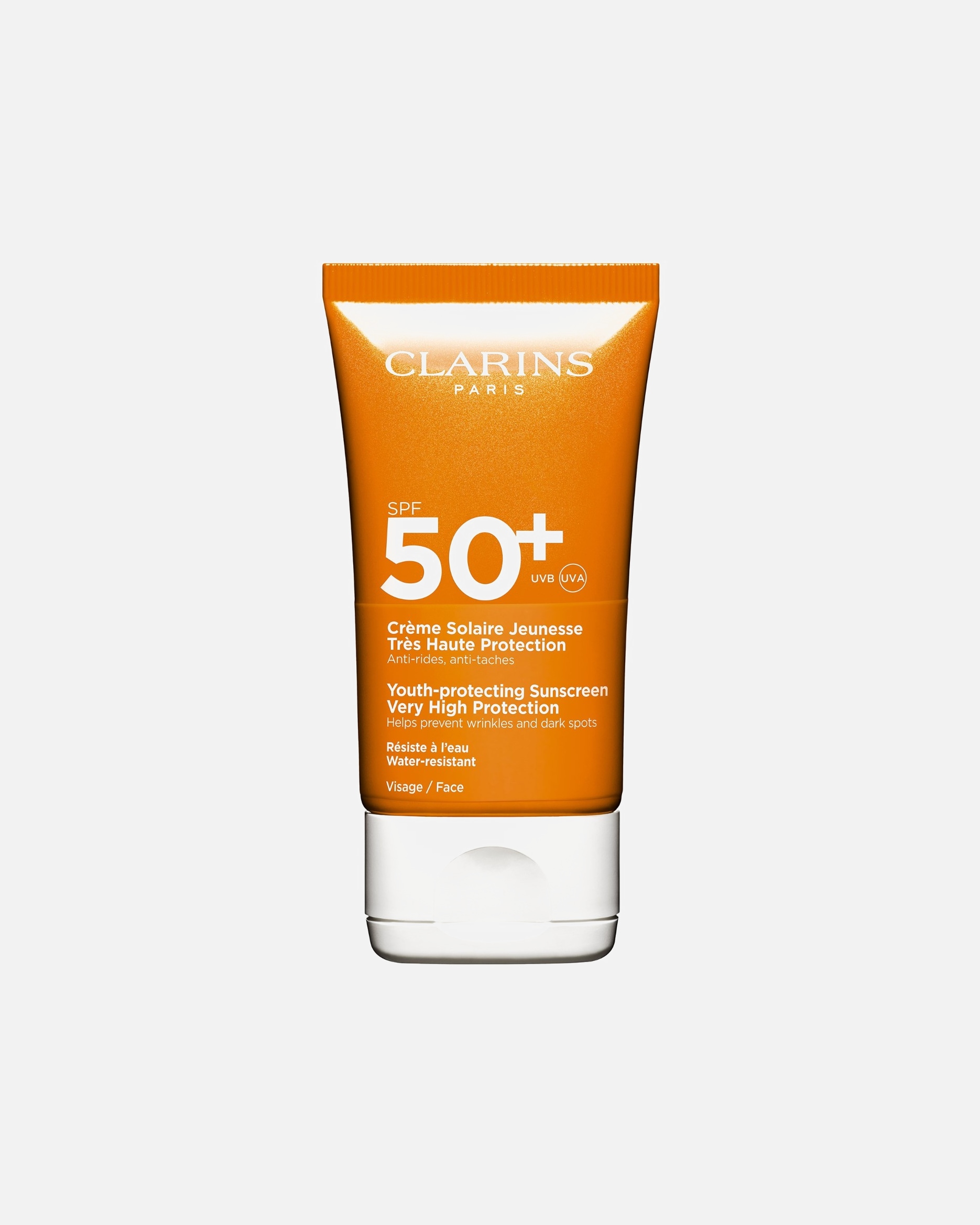 Crema solar para Unisex Clarins Sun Care Juvenil SPF 50+ 7.4 ml