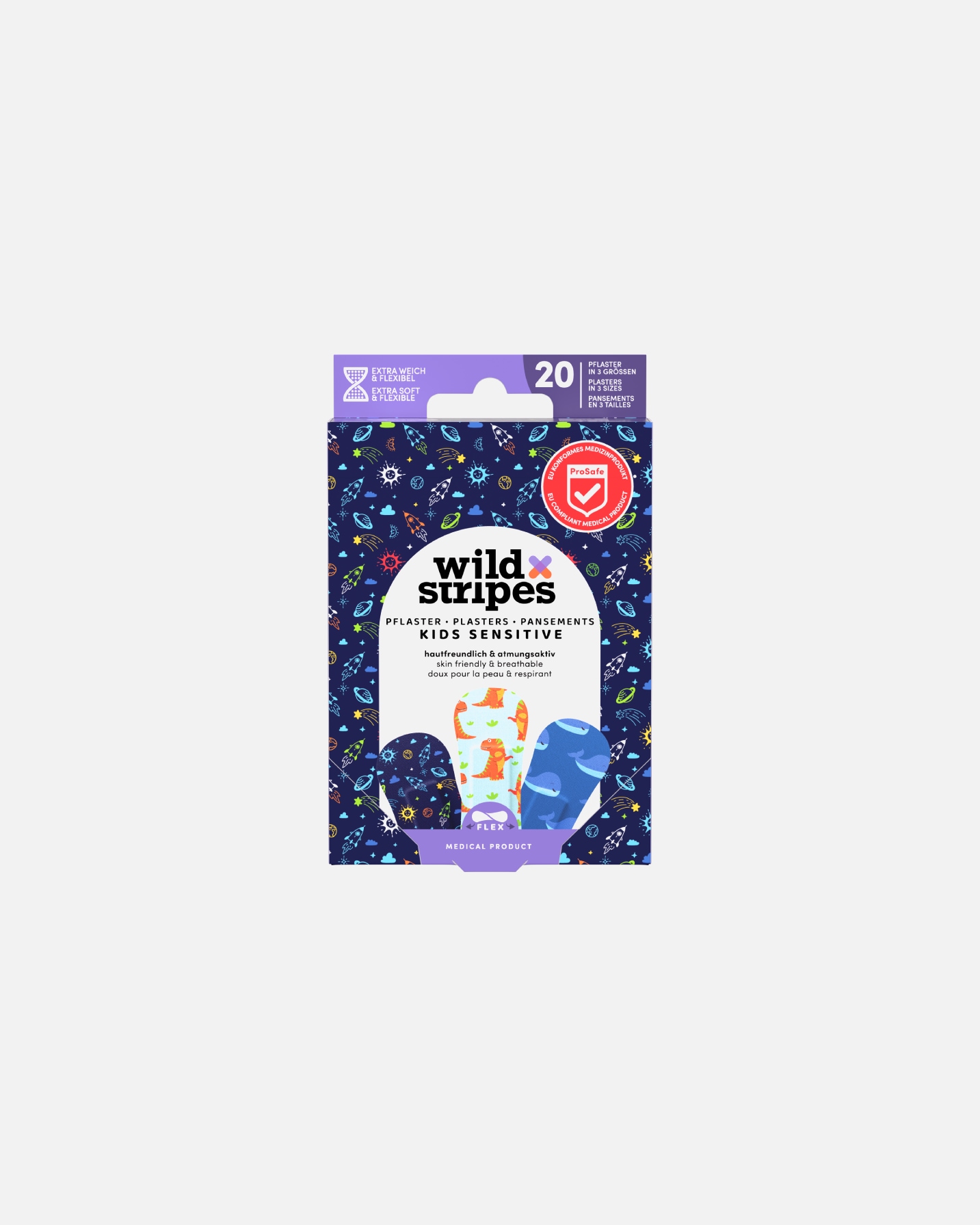Accesorios de tratamiento para Unisex Wild Stripes Default Brand Line Kids Sensitive 1 Pieza