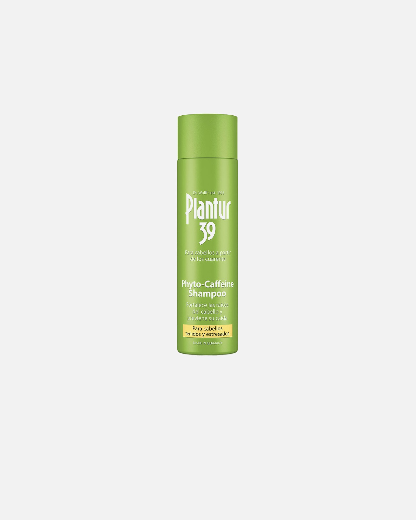Champú capilar para Mujer Plantur39 PHYTO-CAFFEINE champú para cabellos teñidos y estresados 250 ml