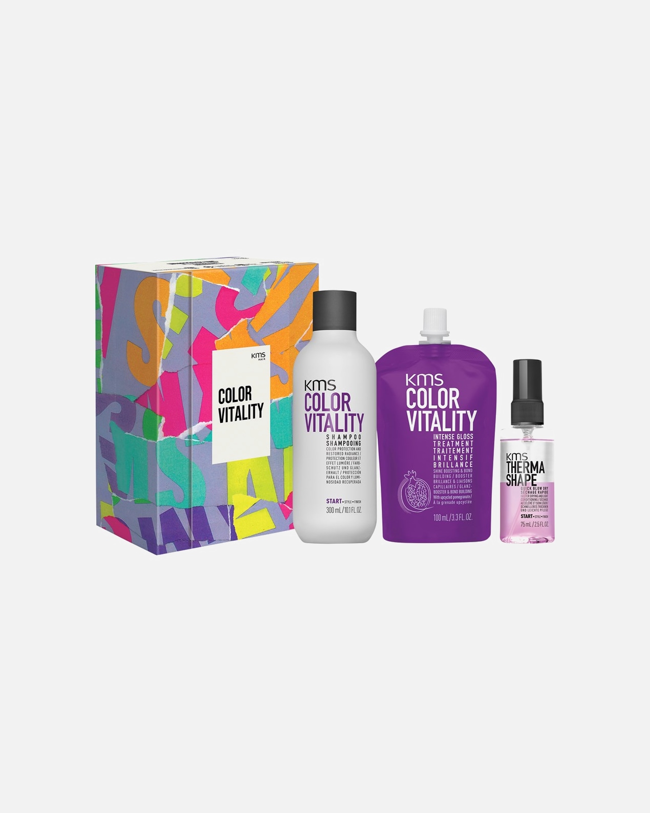 Set de cuidado capilar para Unisex KMS Set de regalo 1 unidades