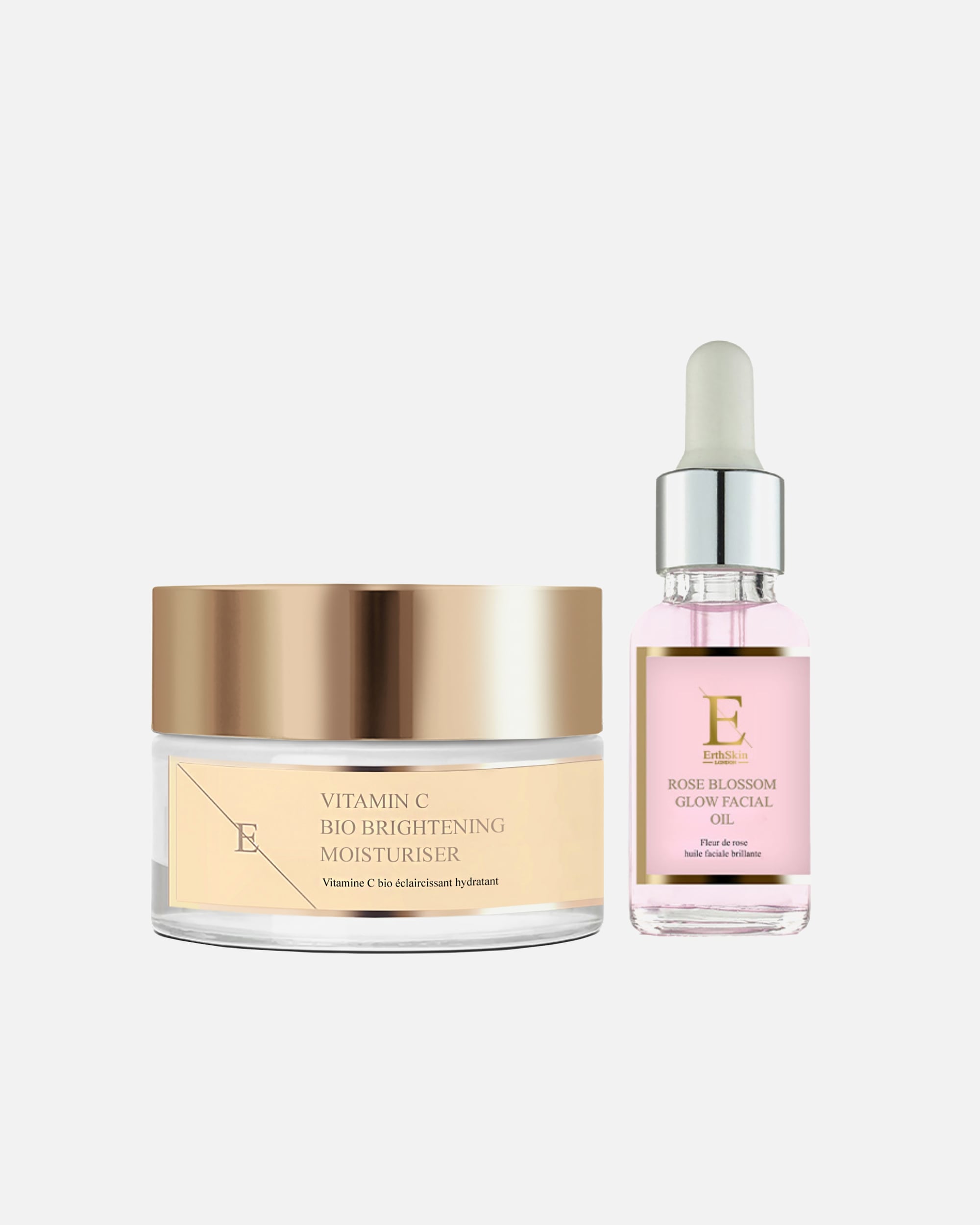 Set de tratamiento facial para Mujer ErthSkin London Set Radiante Rosa + Vitamina C 1 pieza