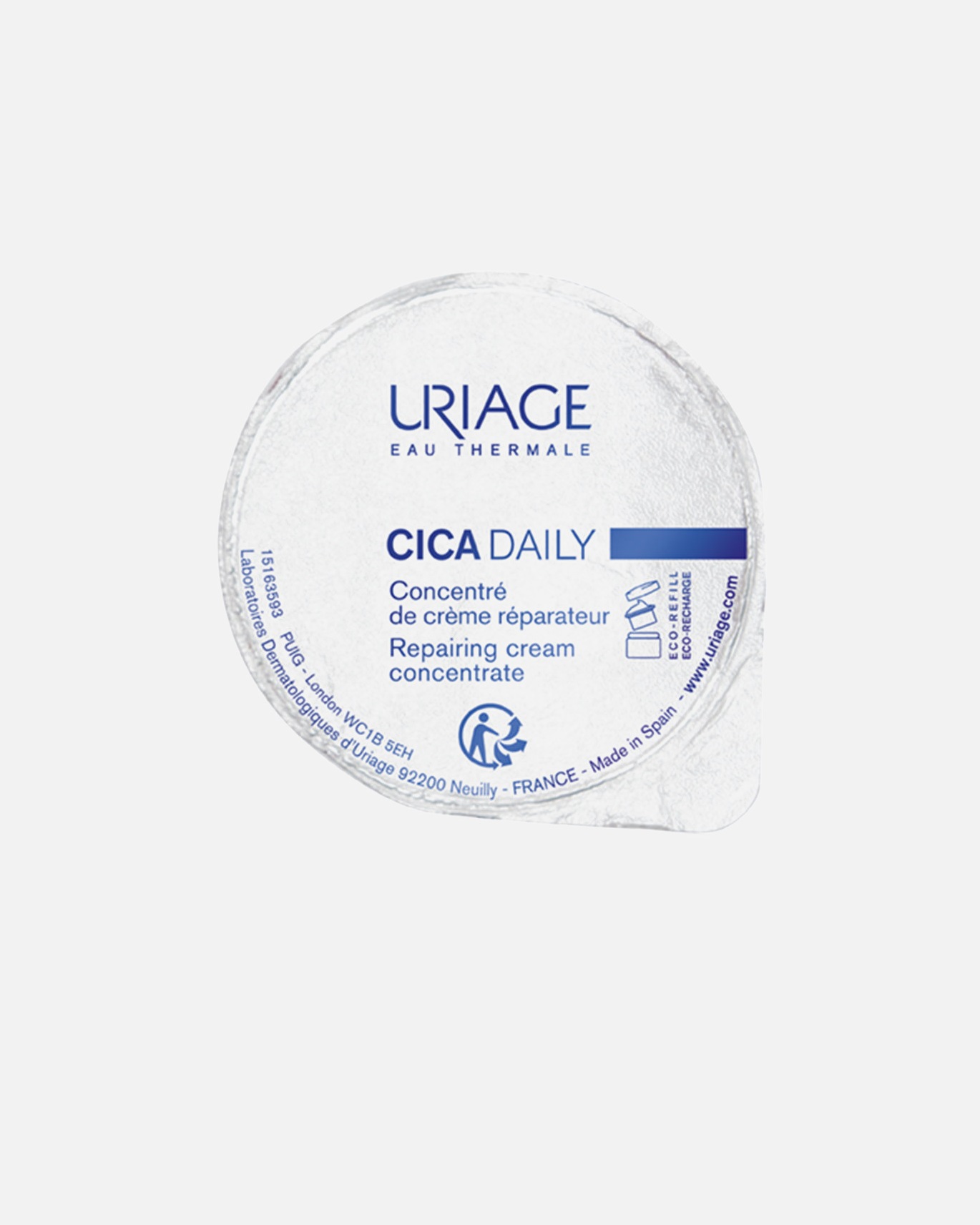 Crema facial para Mujer Uriage CICA DAILY Crema Reparadora Concentrada - Recarga 40 ml