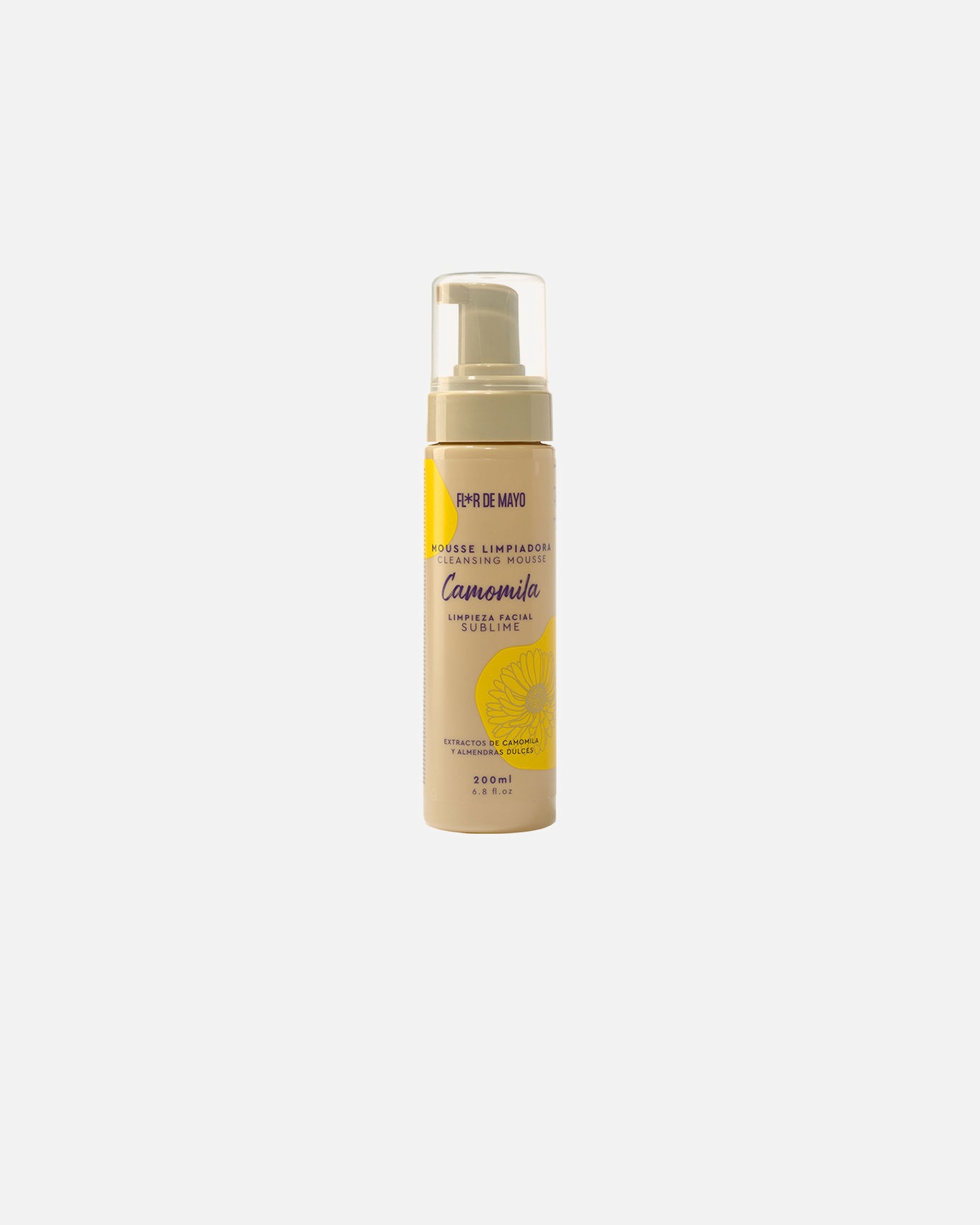 para Unisex Flor de Mayo SUBLIME CAMOMILA mousse limpiadora 200 ml