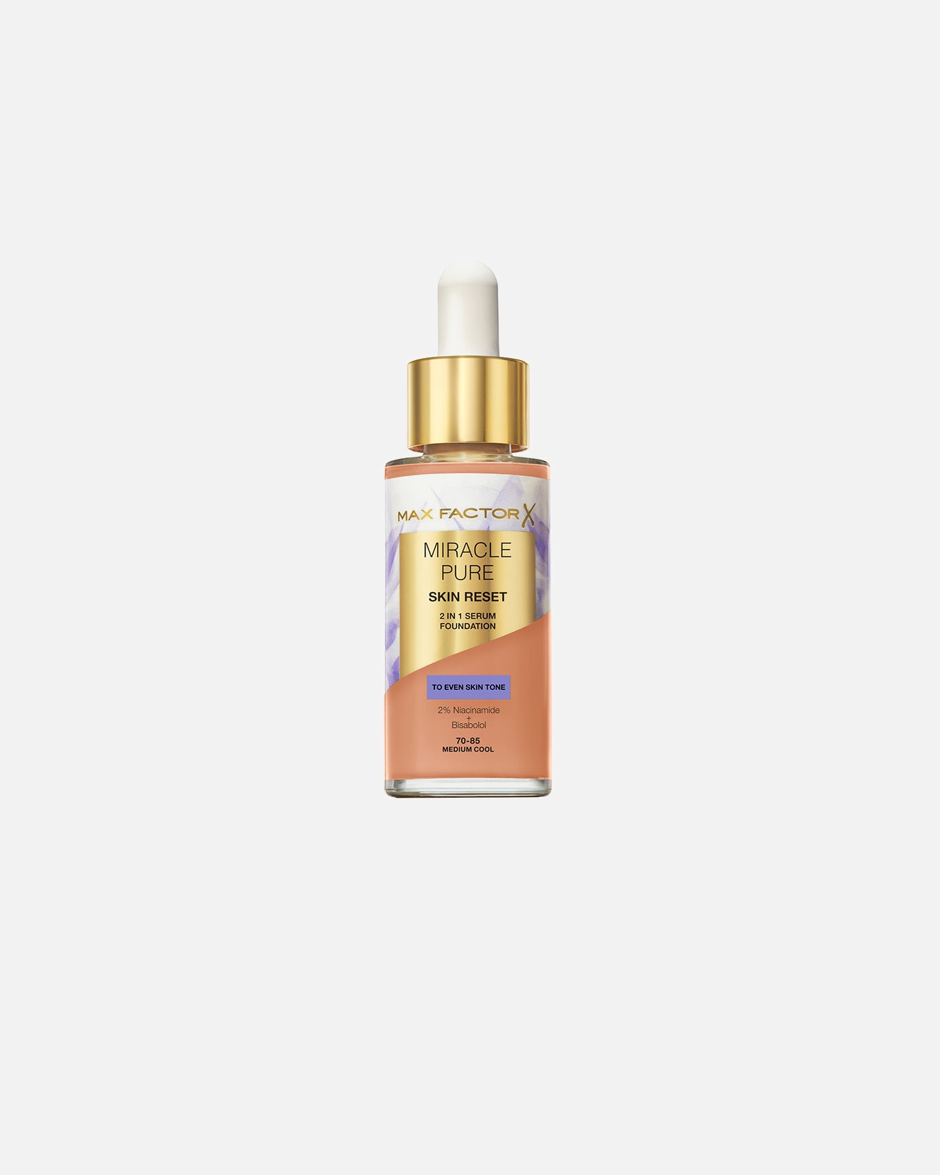Base para Unisex Max Factor MIRACLE PURE sérum renovador 2 en 1 Medium Cool