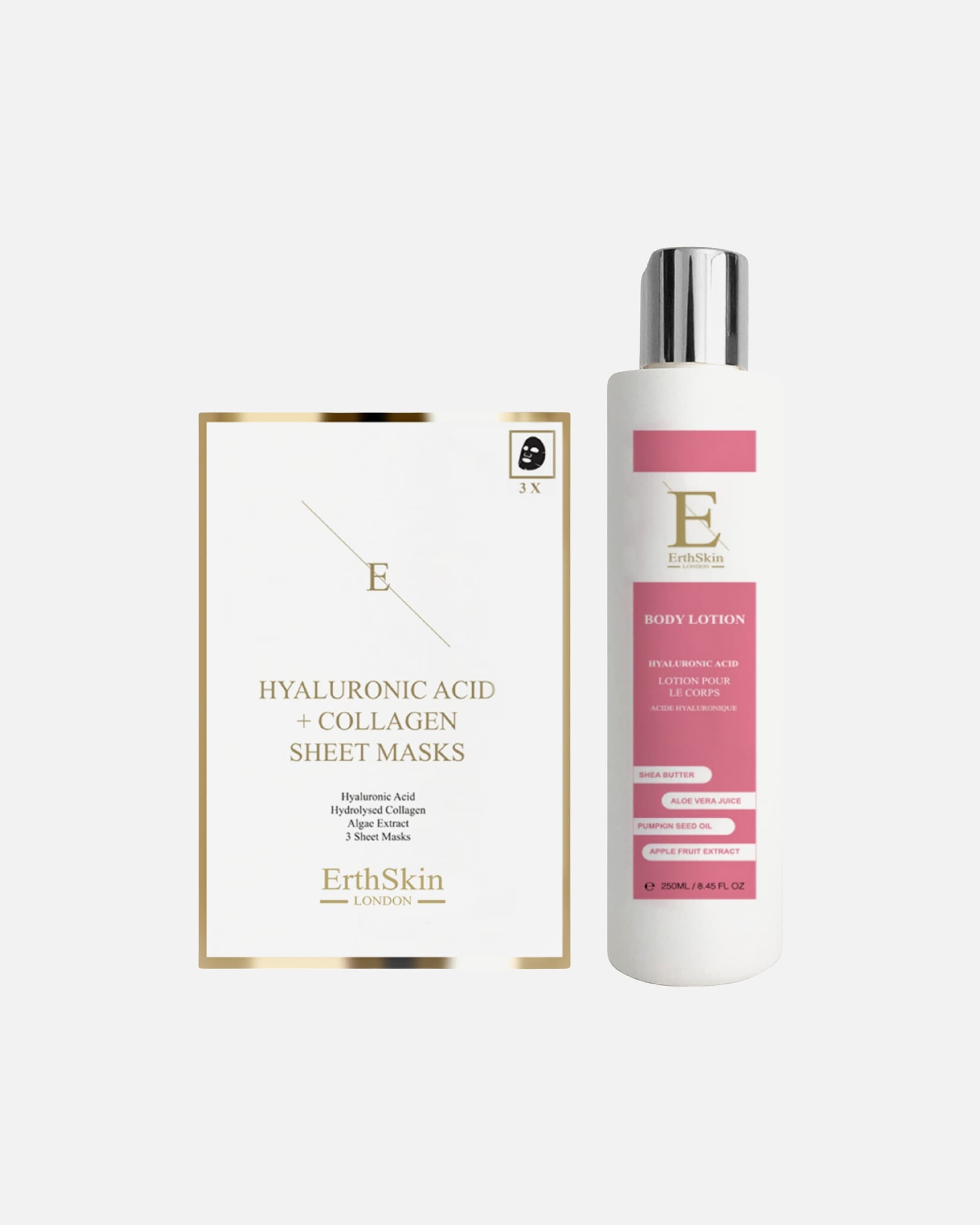 Cofre higiene personal para Mujer ErthSkin London Set hidratante para cuerpo y mascarilla 1 pieza