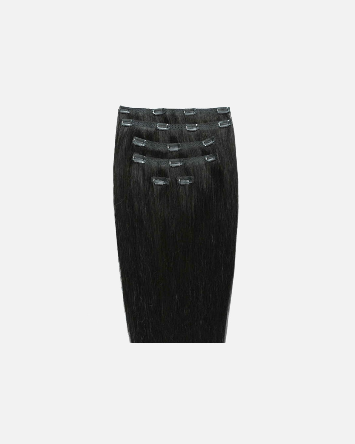 Extensiones para Unisex Gold24 Extensiones Con Clip Gold24 #6 Marrón Claro - 50 Cm #1 Negro - 50cm