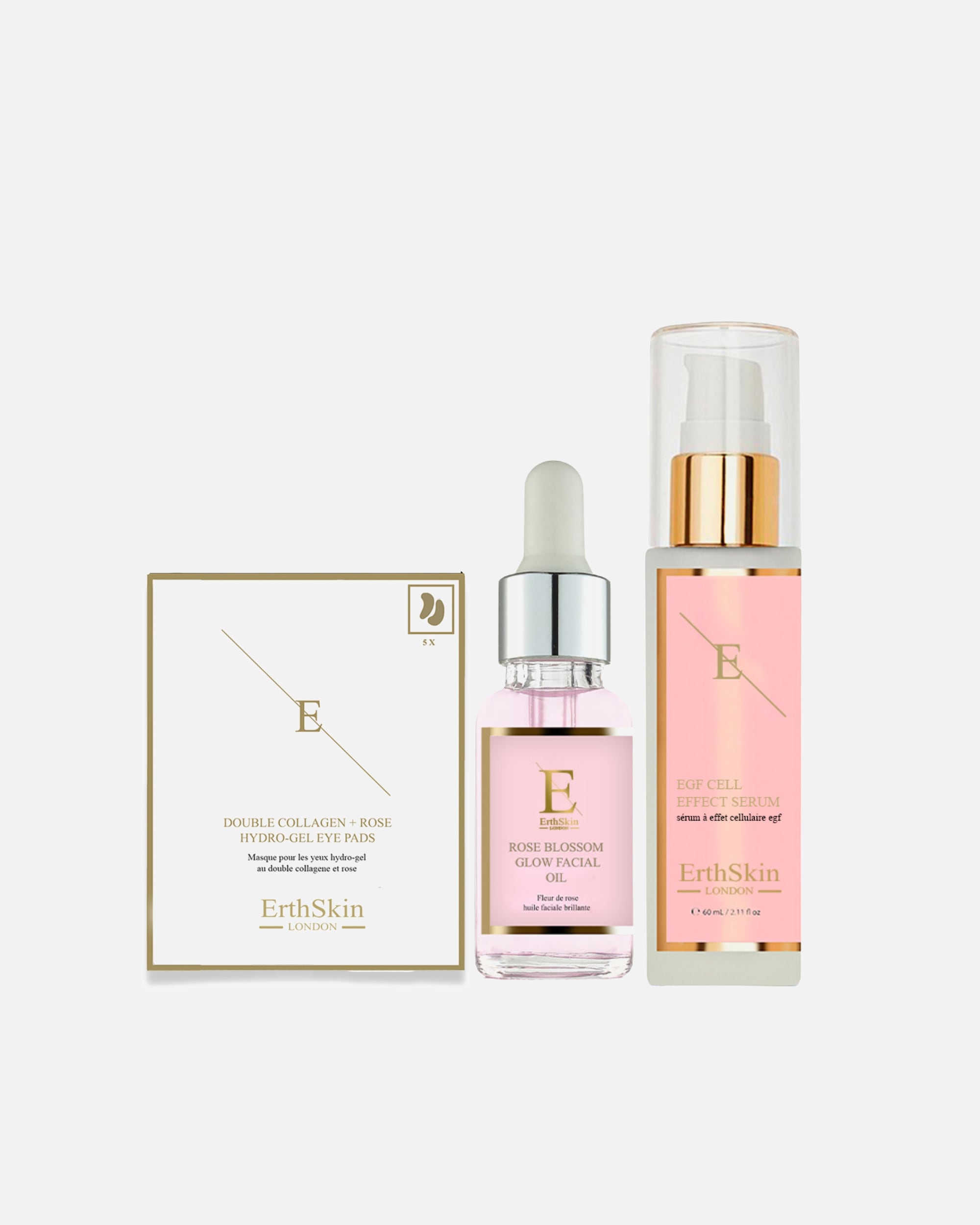 Set de tratamiento facial para Mujer ErthSkin London Set EGF Radiance & Eye Boost 1 pieza