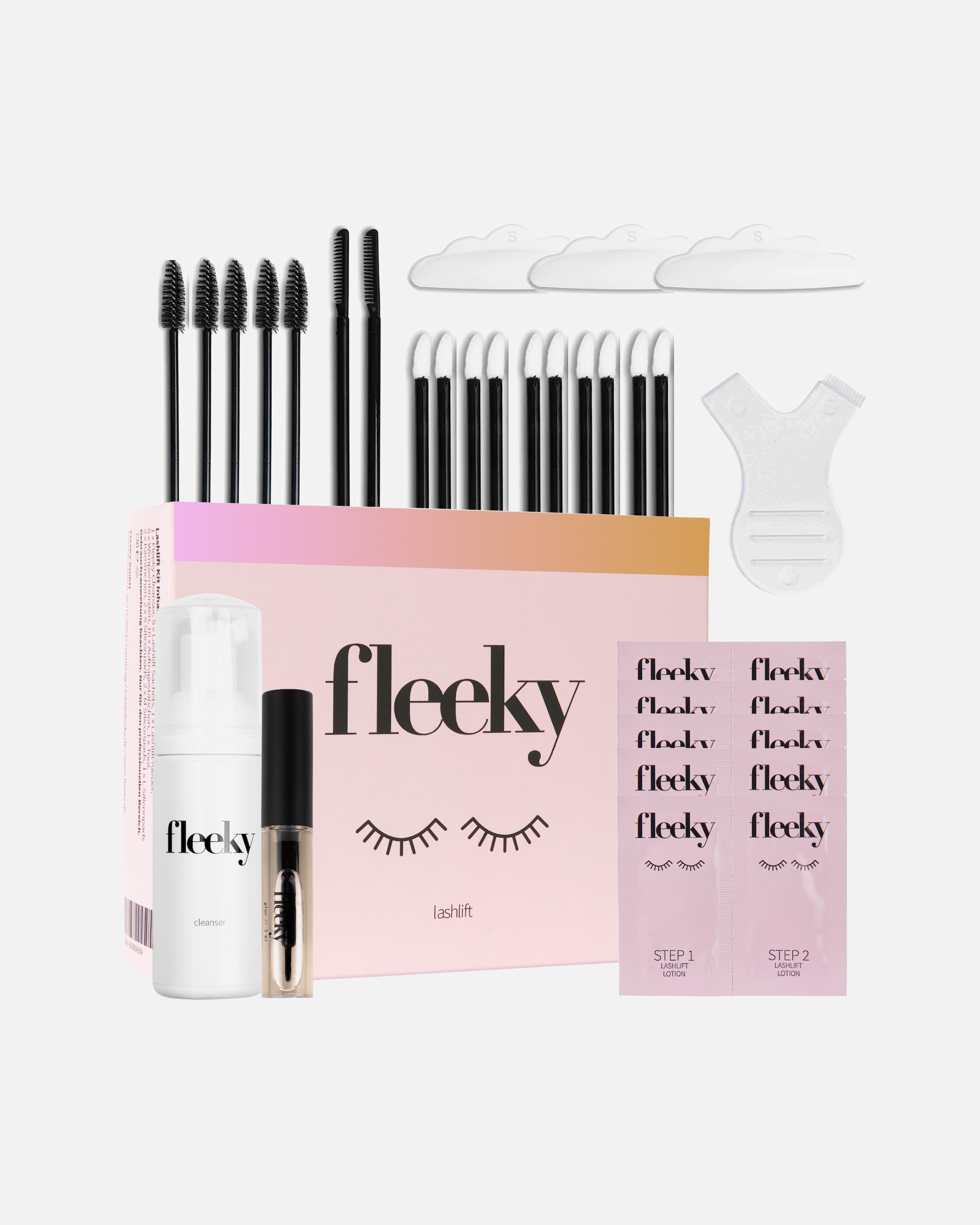 Rizador de pestañas para Unisex Fleeky Kit Maxi de Lifting de Pestañas - Volumen y Elevación para Todas tus Pestañas 1 Pieza