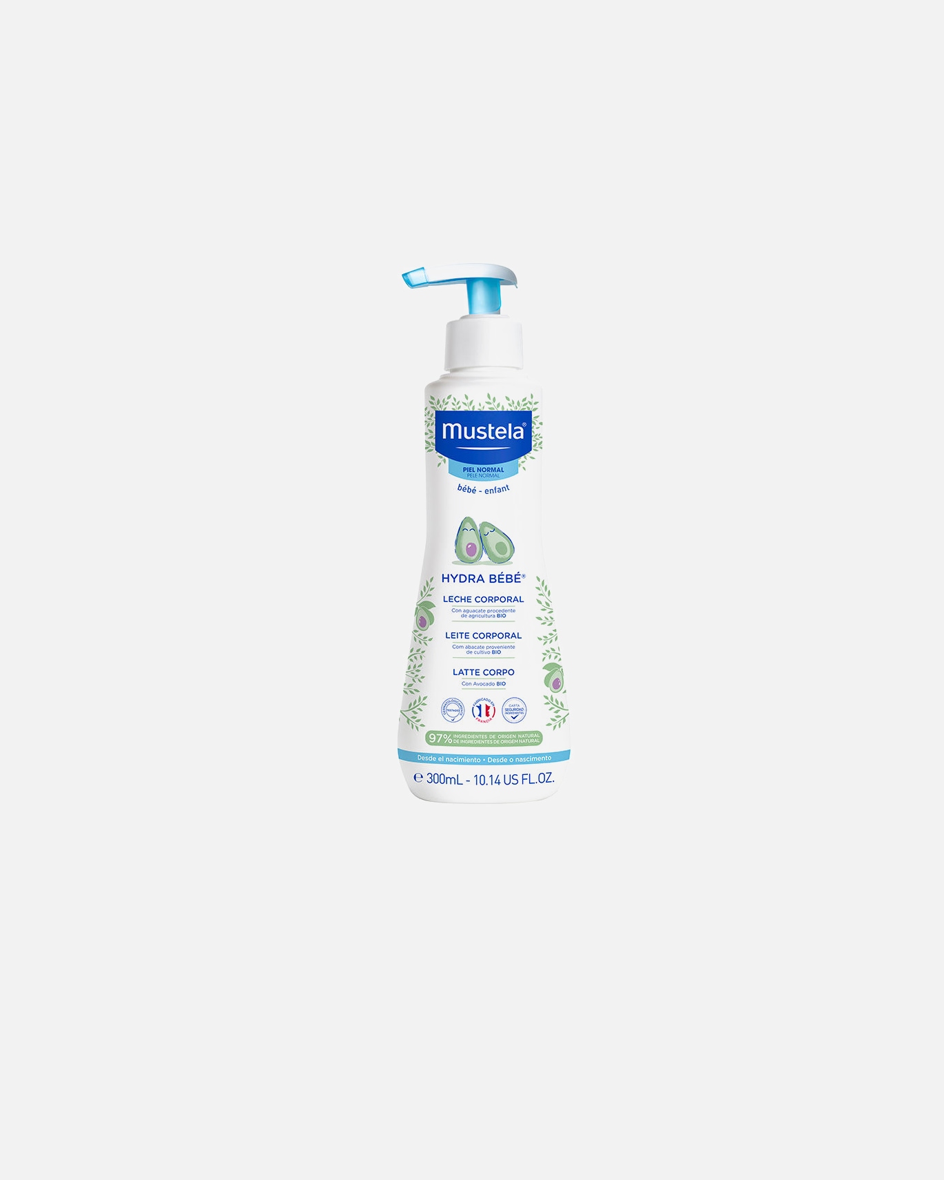 Crema para bebés para Unisex Mustela BEBÉ-NIÑO leche corporal 300 ml