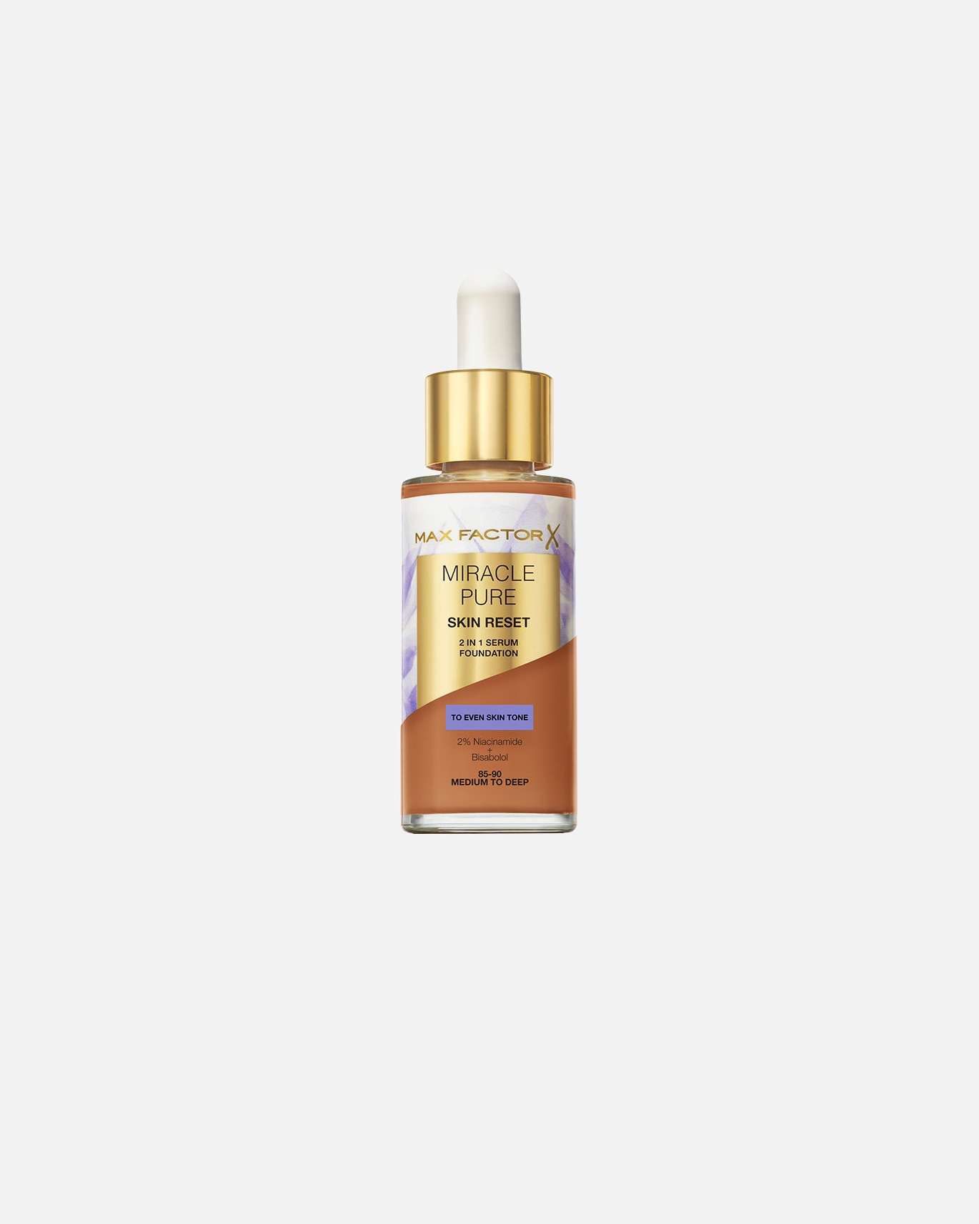 Base para Unisex Max Factor MIRACLE PURE sérum con color 85 - 90-Medium to Deep