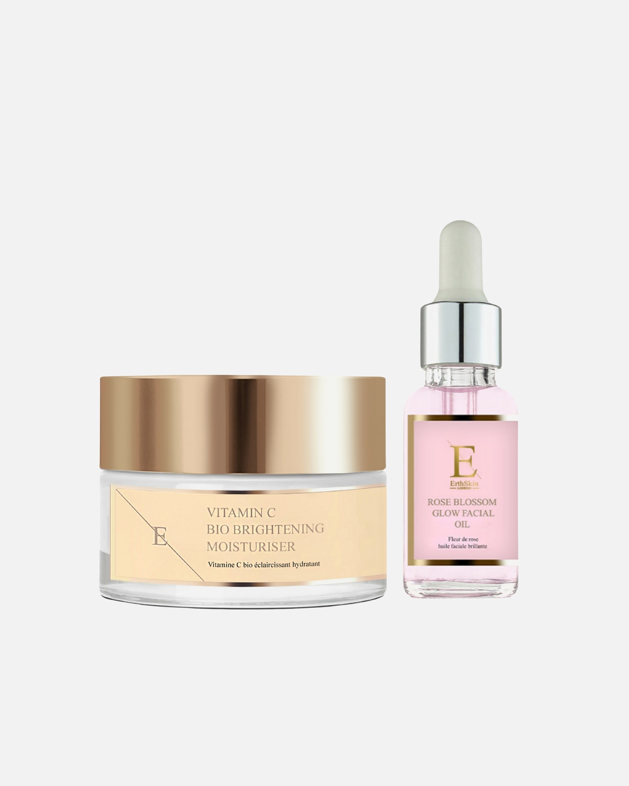 Set de tratamiento facial para Mujer ErthSkin London Set Radiante Rosa + Vitamina C 1 pieza