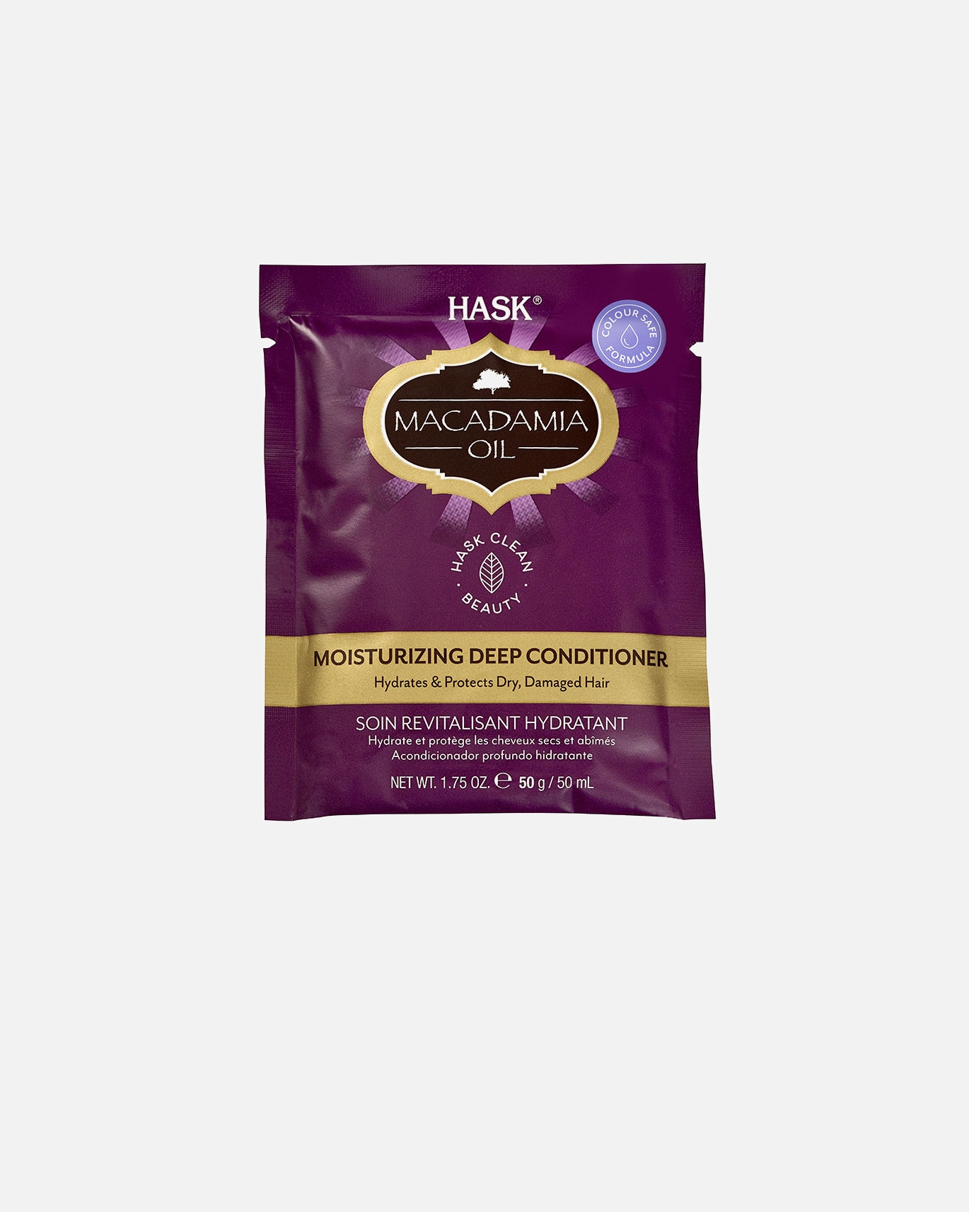 Acondicionador capilar para Mujer Hask MACADAMIA OIL mascarilla hidratante 50 gr