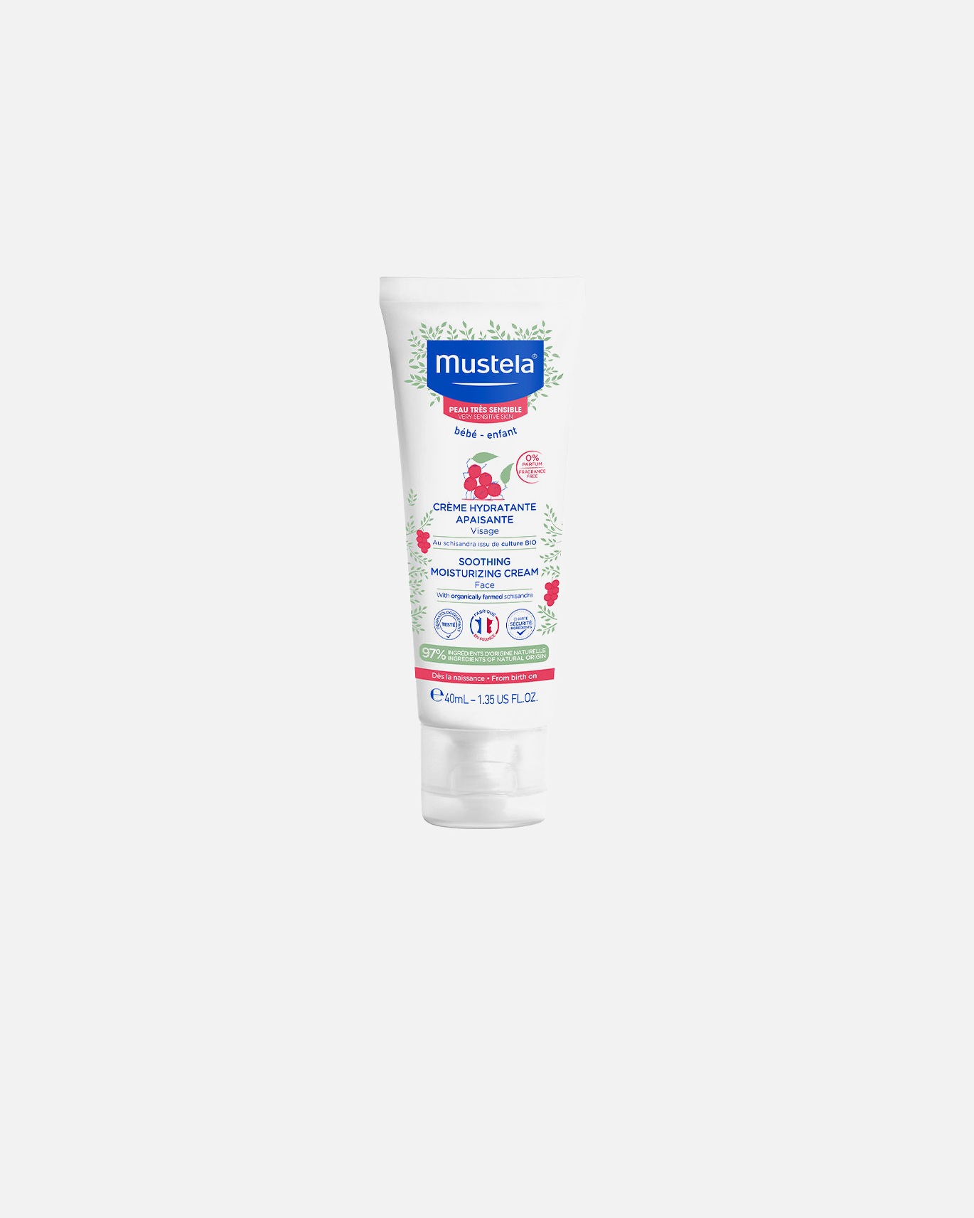 Crema para bebés para Unisex Mustela BEBÉ-NIÑO crema facial hidratante confort 40 ml