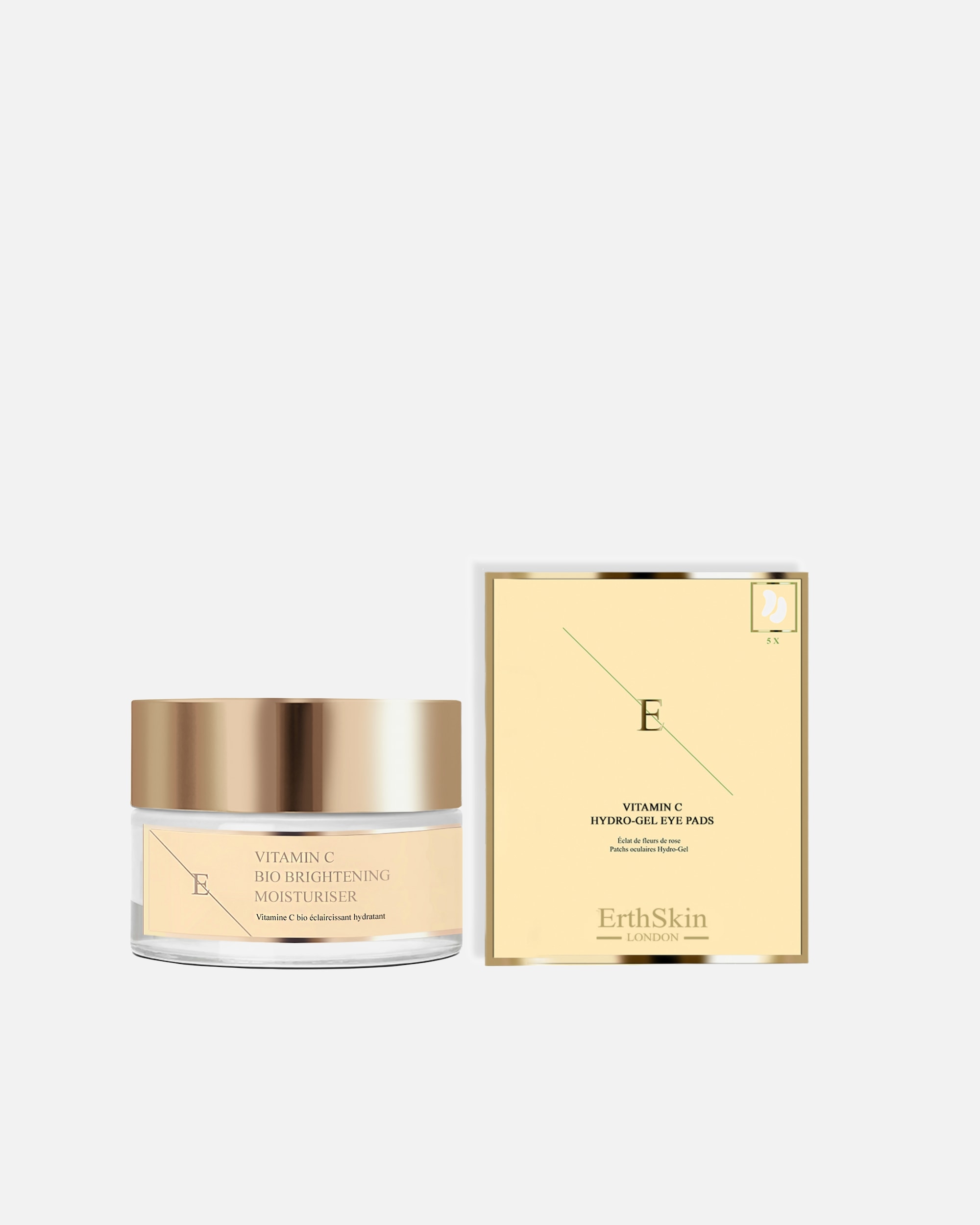 Set de tratamiento facial para Mujer ErthSkin London Dúo diario de vitamina C 1 pieza
