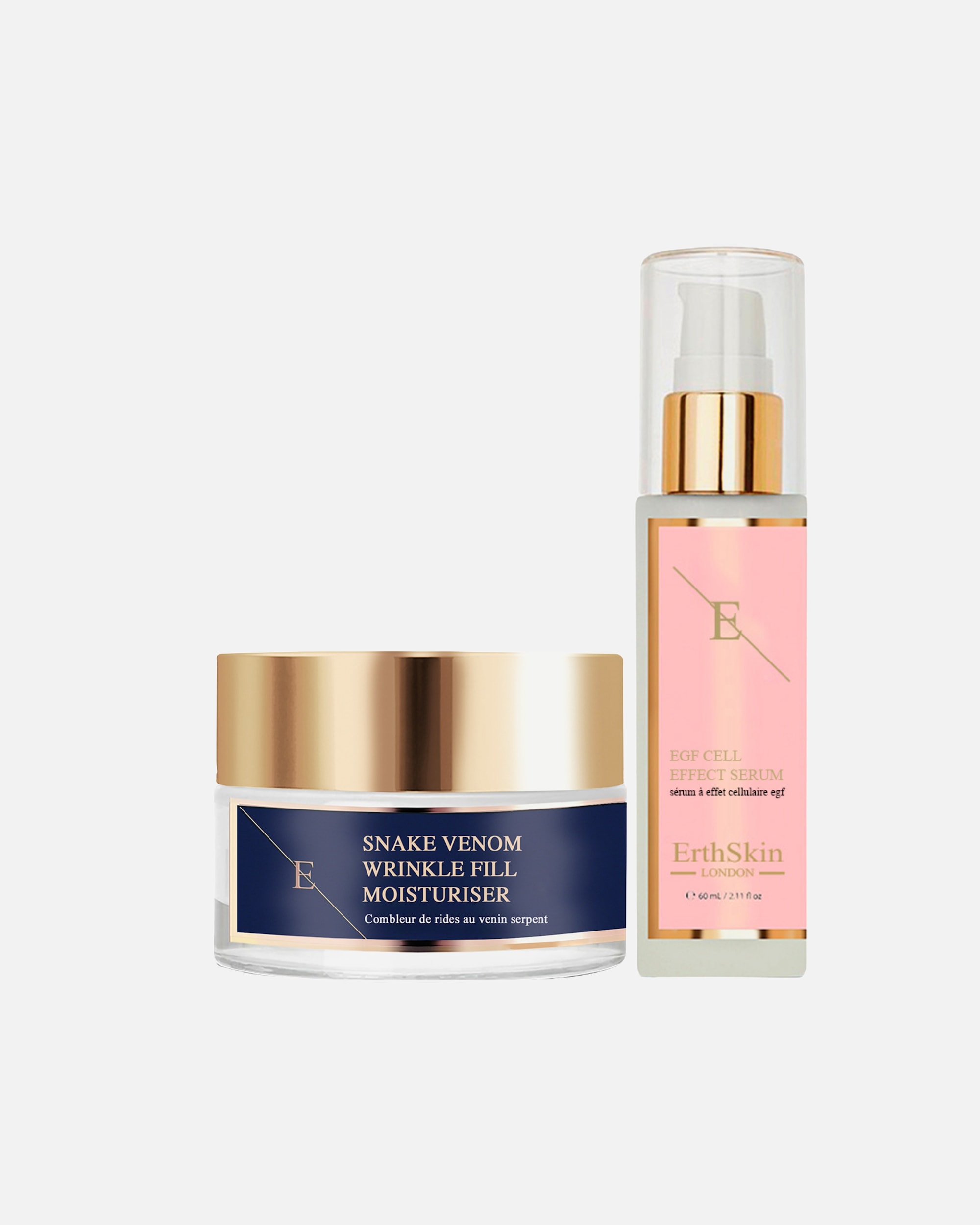 Set de tratamiento facial para Mujer ErthSkin London Dúo potente rellenador de arrugas 1 pieza