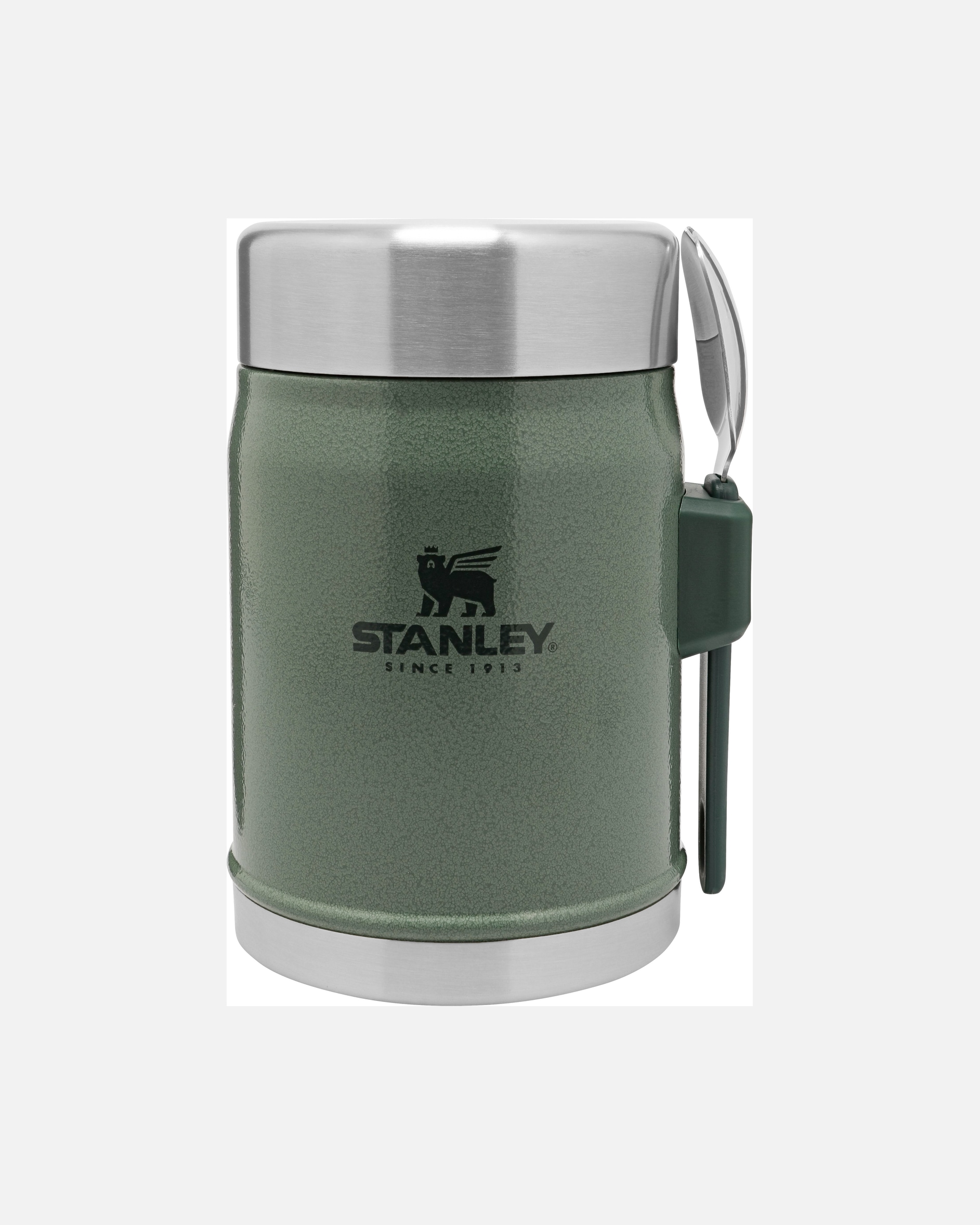 Botella para Unisex Stanley 1913 Fiambrera isotérmica - 0,4L - CLASSIC LEGENDARY FOOD JAR + SPORK Hammertone Green
