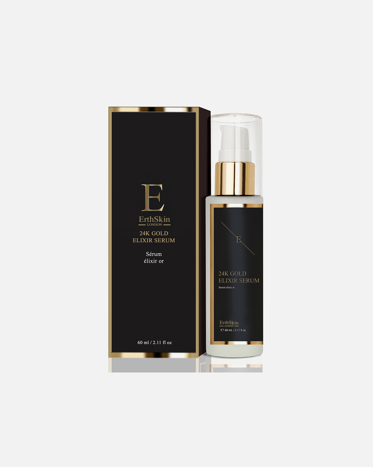 Suero antienvejecimiento para Mujer ErthSkin London Suero elixir antiarrugas oro de 24 quilates 60ml