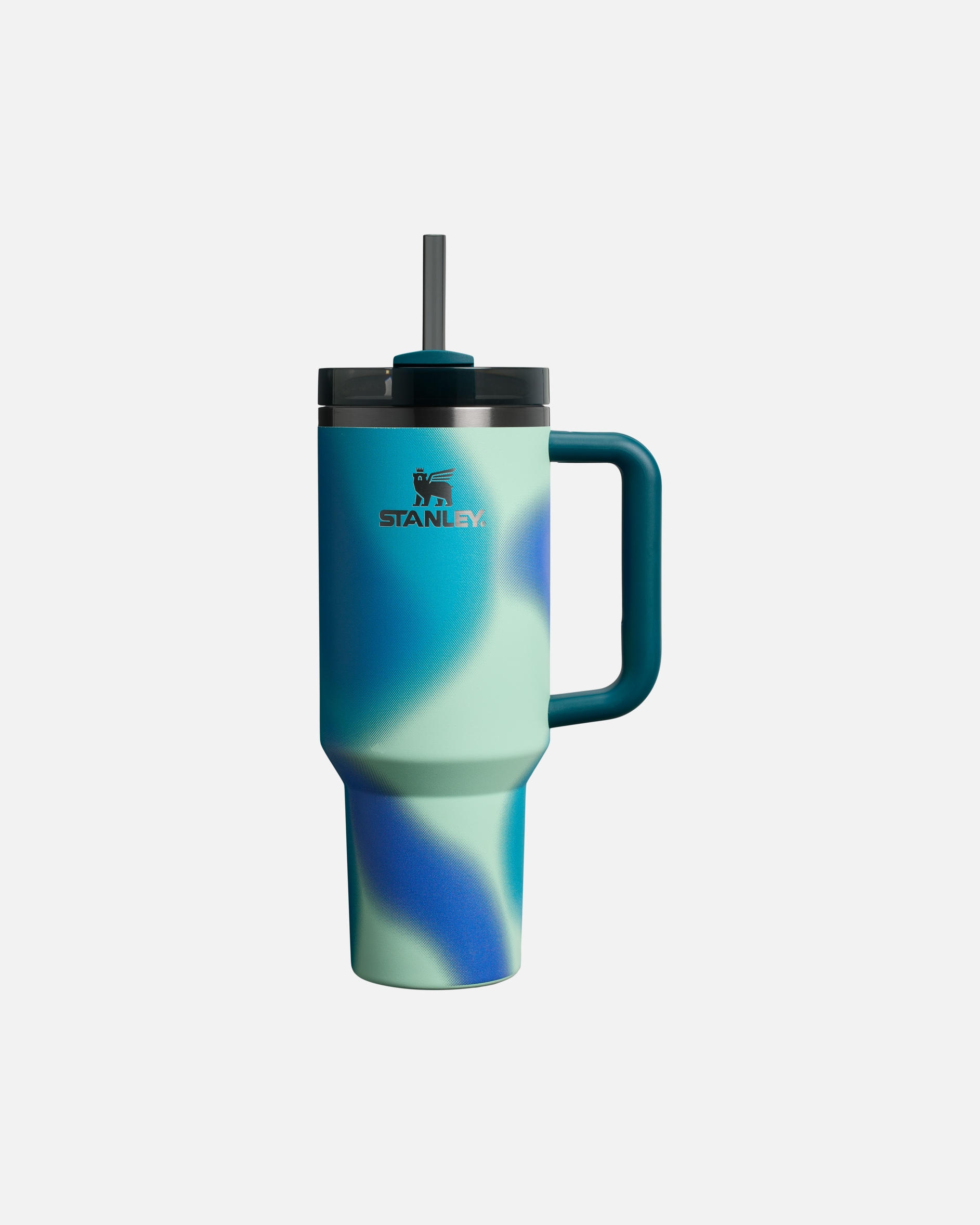 Botella para Unisex Stanley 1913 Botella de agua Isotermica - 1,18L - THE QUENCHER H2.0 FLOWSTATE™ TUMBLER Coastal Teal Motion