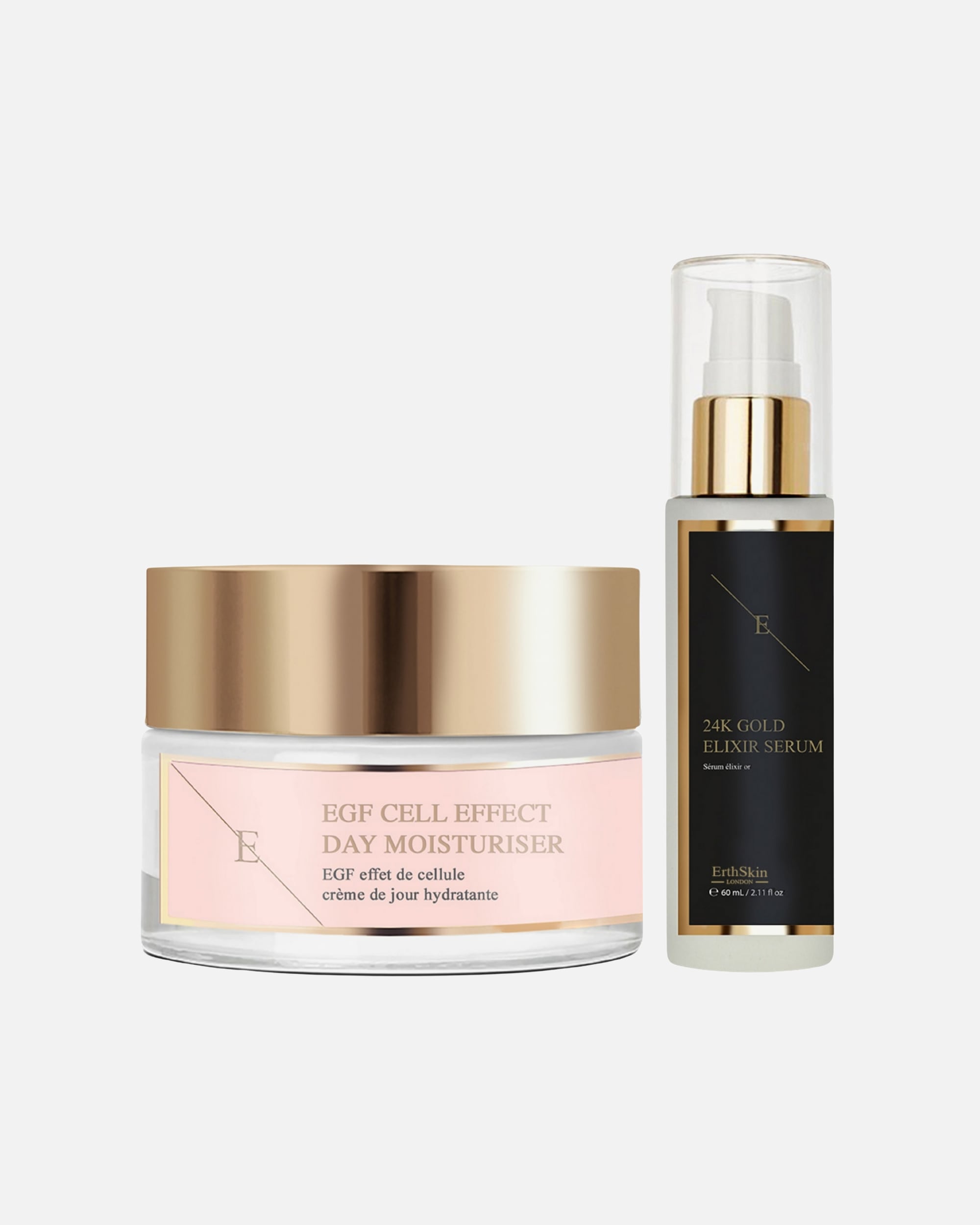 Set de tratamiento facial para Mujer Dúo de oro de 24 quilates y EGF Power 1 pieza