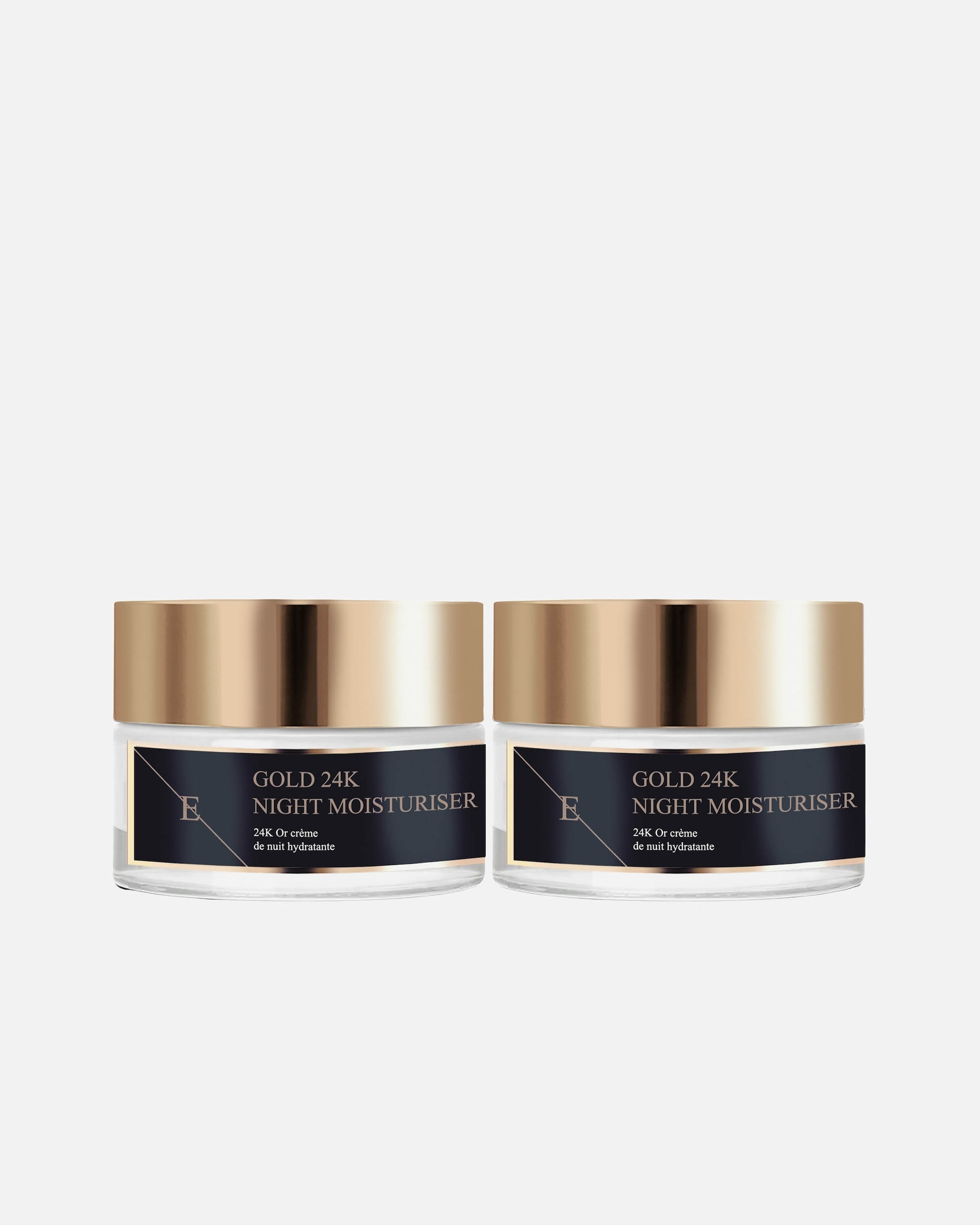 Crema de noche para Mujer ErthSkin London Dúo de cremas de noche con oro de 24 quilates 1 pieza