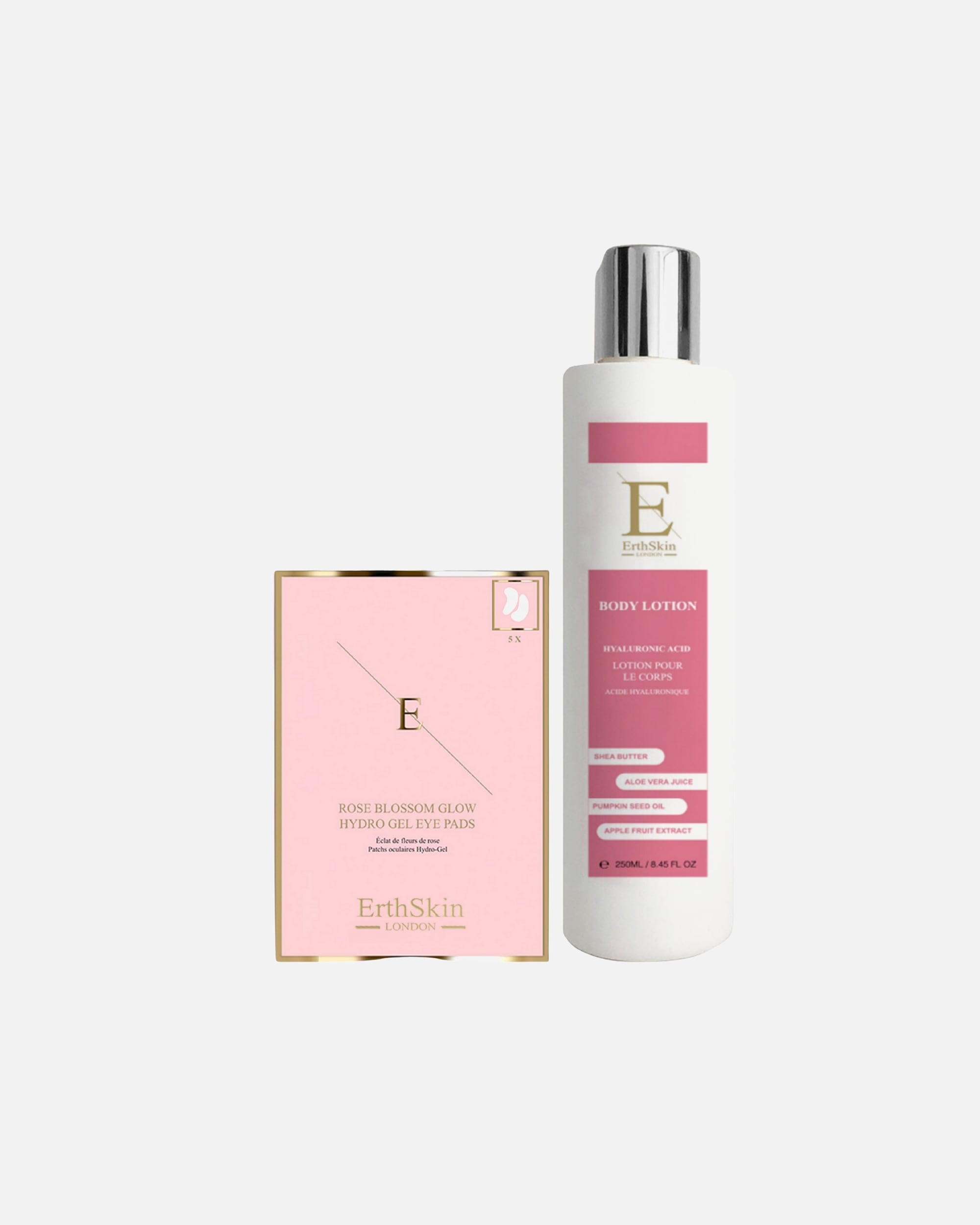 Cofre higiene personal para Mujer ErthSkin London Set de brillo corporal y cuidado de ojos 1 pieza