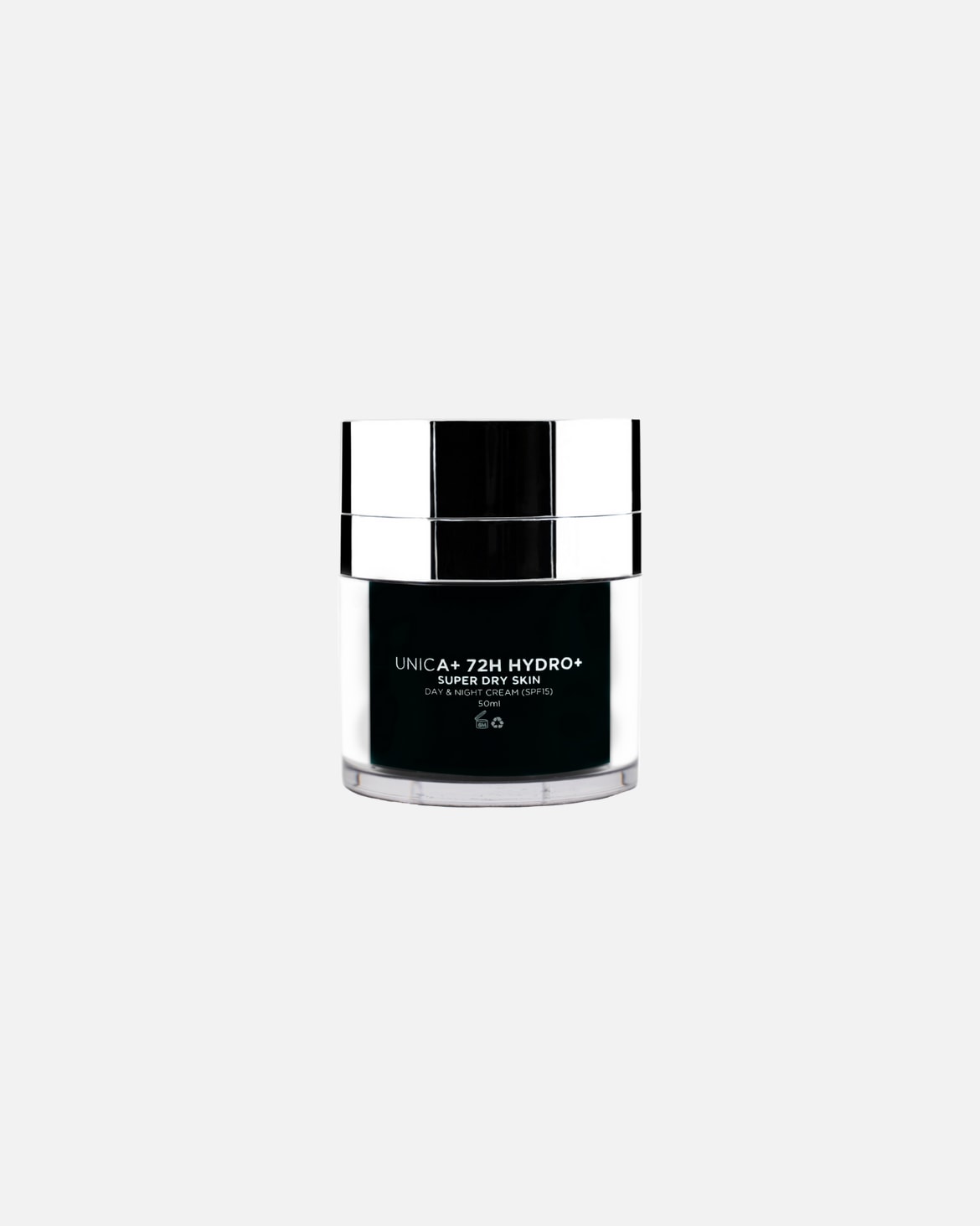 Crema facial para Unisex UNICSKIN Default Brand Line UNICA+ 72H HYDRO+ 50ml