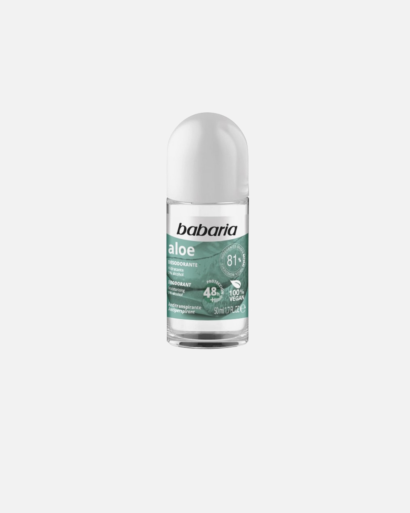 Desodorante para Unisex Babaria ALOE VERA original desodorante roll-on 50 ml