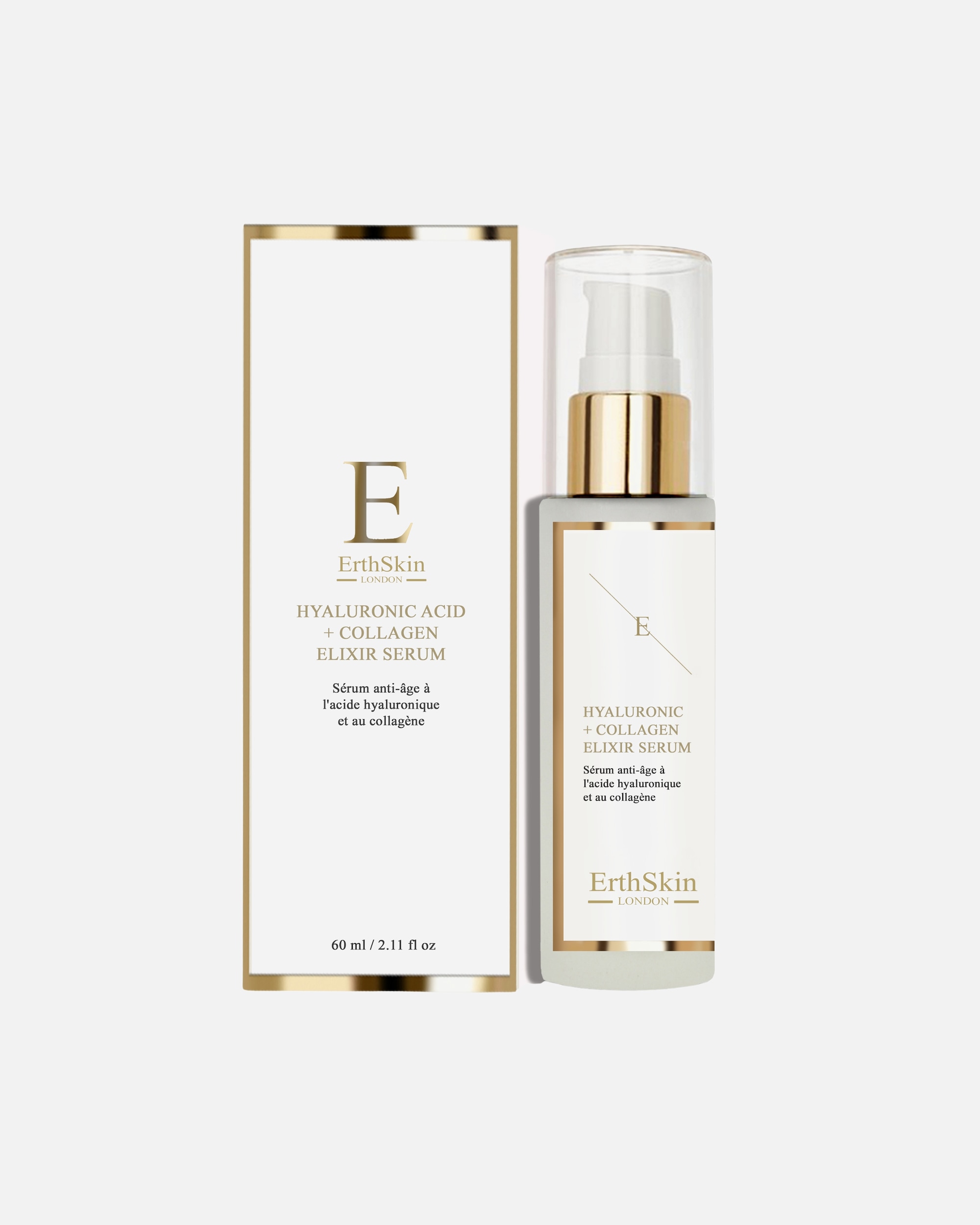 Suero de colágeno para Mujer Suero de ácido hialurónico y colágeno 60ml