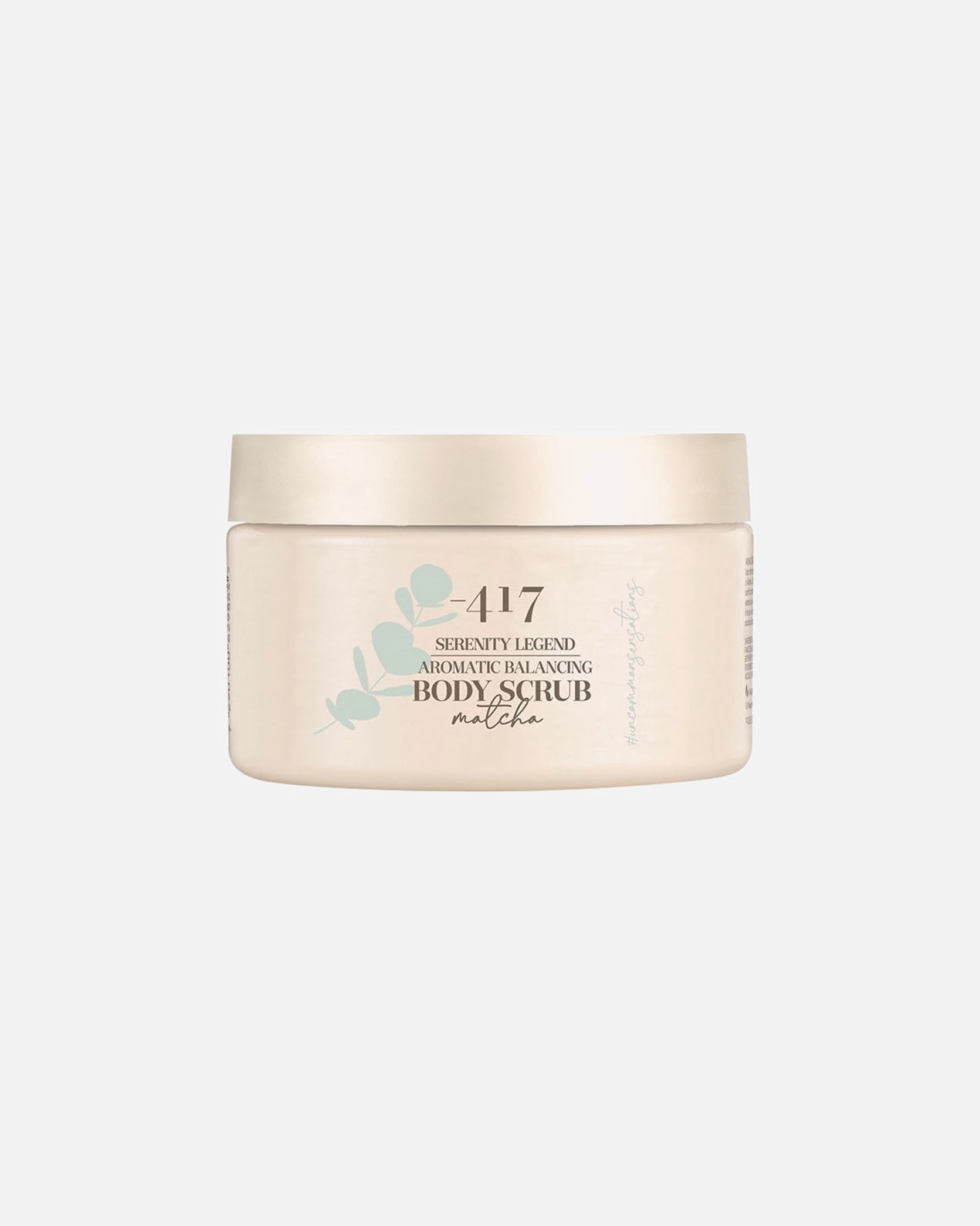 Exfoliante corporal para Unisex -417 Aromatic Balancing Body Scrub Matcha 400 ml