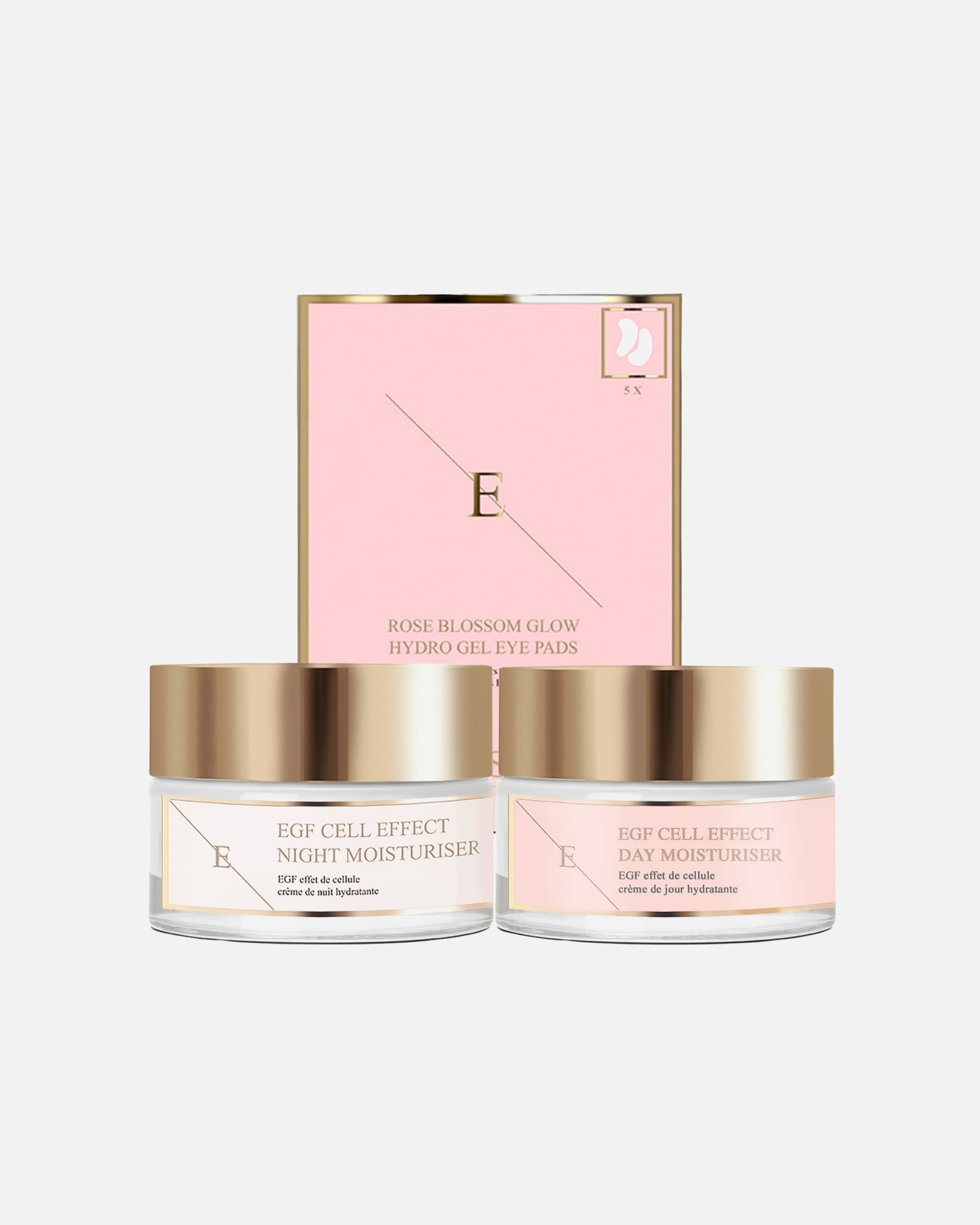 Set de tratamiento facial para Mujer ErthSkin London Set EGF Duo + Rose Eye 1 pieza