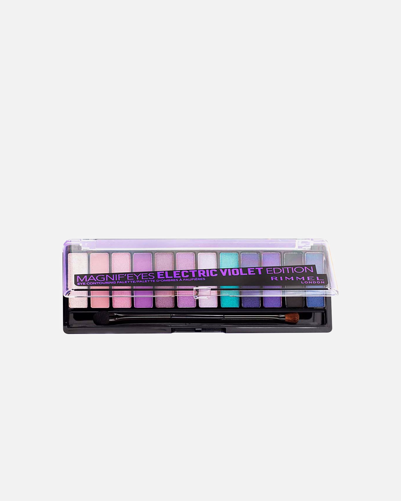 Sombra de ojos para Unisex Rimmel London MAGNIF'EYES palette 008-electric violet