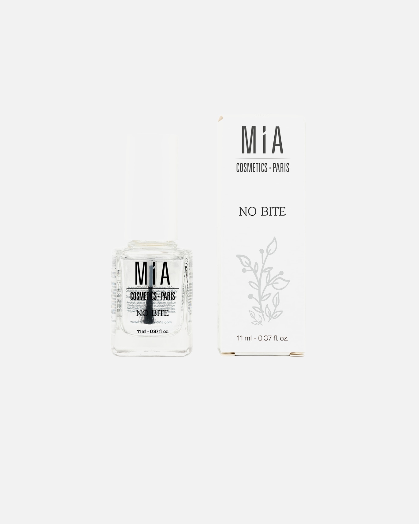 Top Coat para Unisex MIA Cosmetics Paris NO BITE tratamiento uñas antimordedura 11 ml